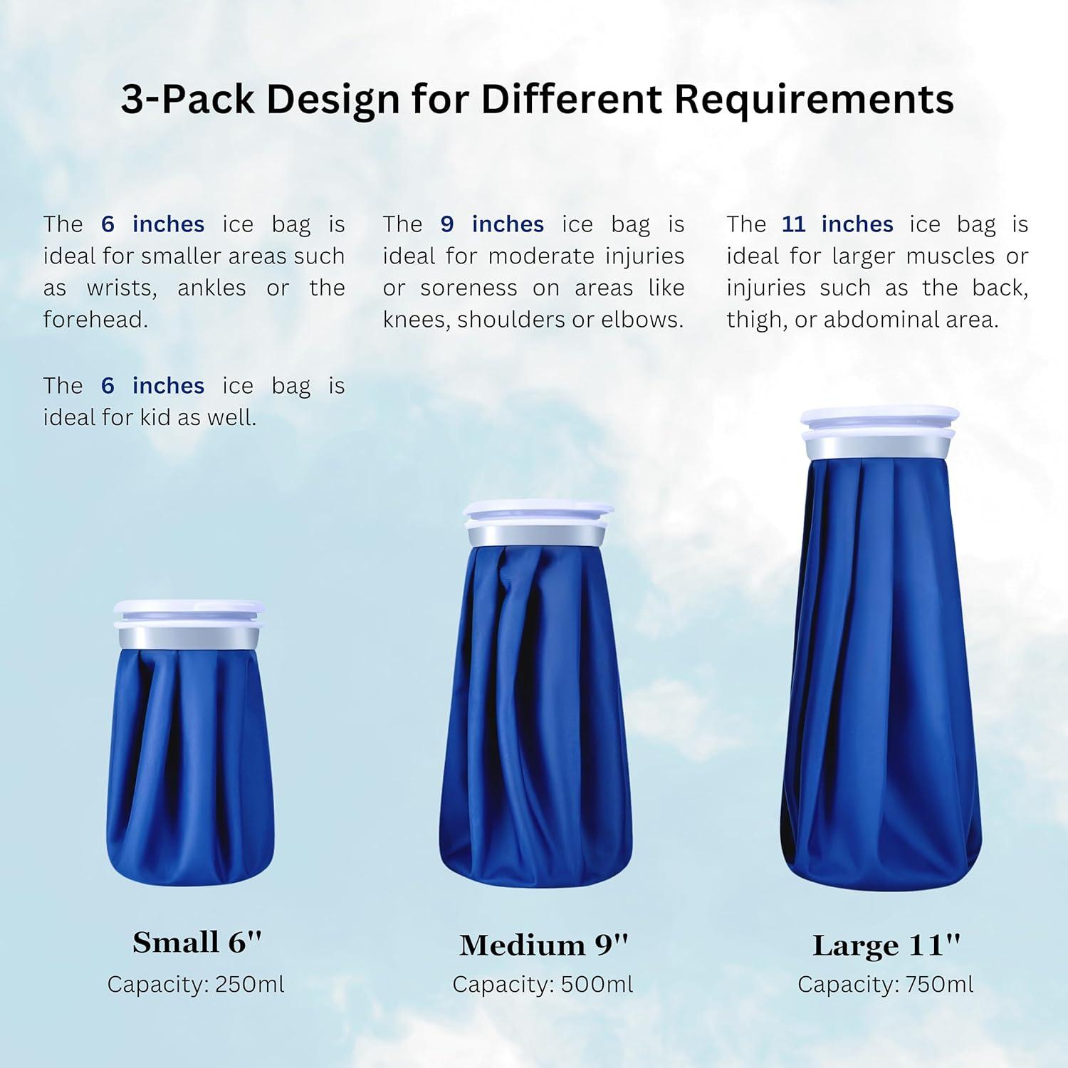 Bolsa de Hielo Fría REVOVIS 4 en 1 con Faja Soporte