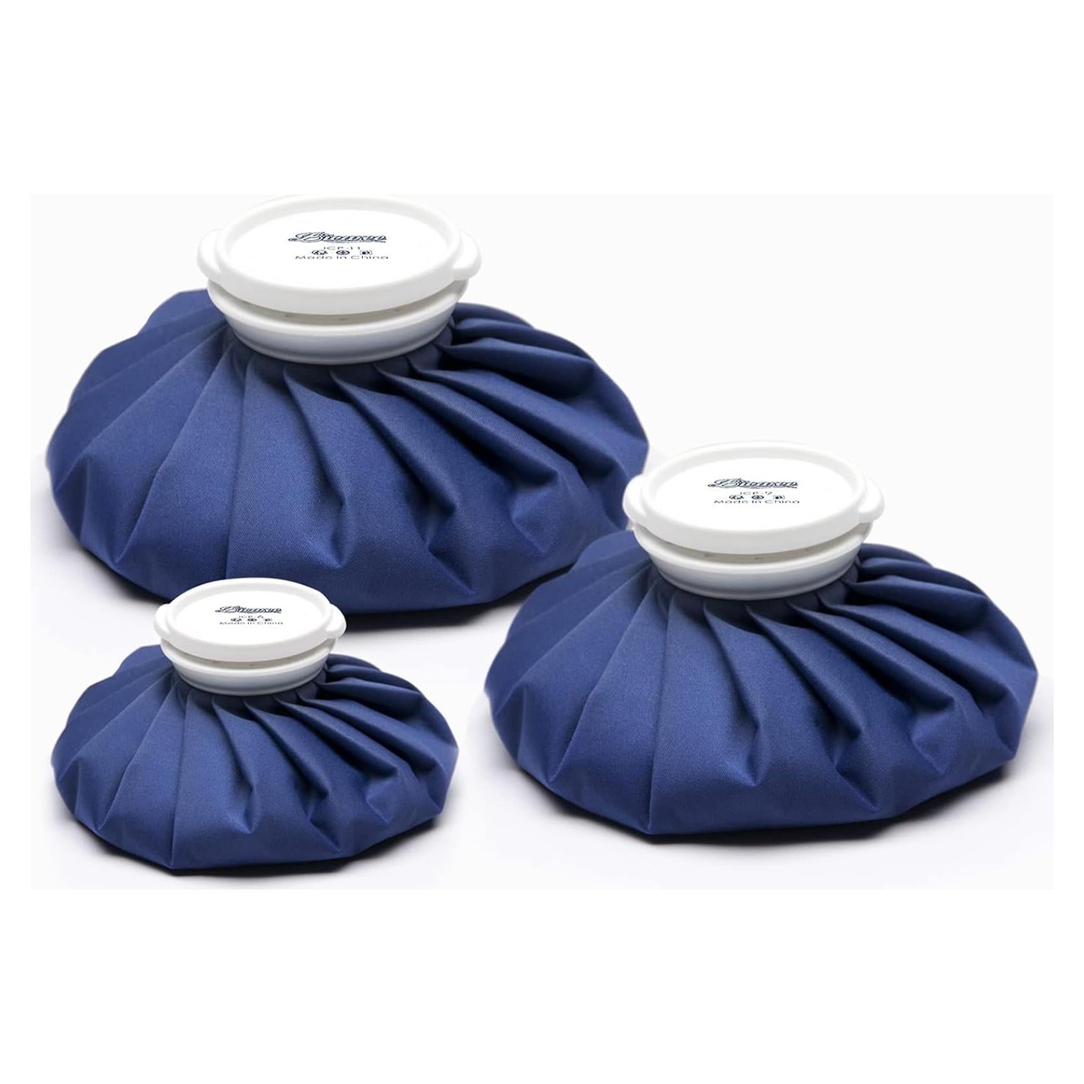 BICAREE Paquete de Hielo Reutilizable 3 Tamaños Terapia Fría y Caliente