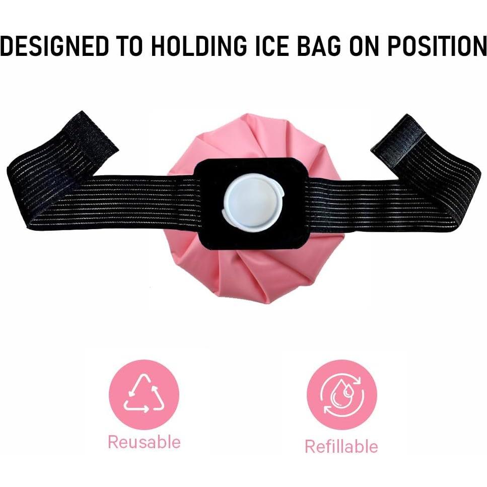 Bolsa de Hielo Reutilizable Capshat 22,86 cm con Faja