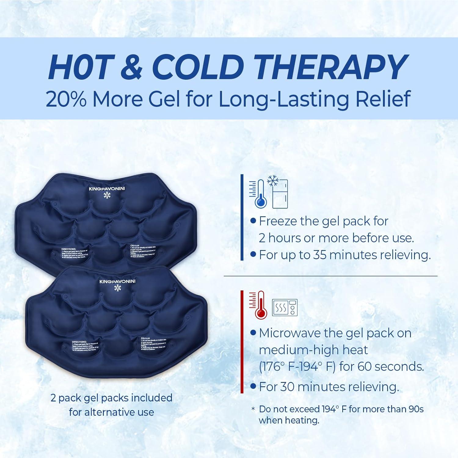 Paquete de Hielo Extra Grande KingPavonini 2 Unidades 34x22 cm