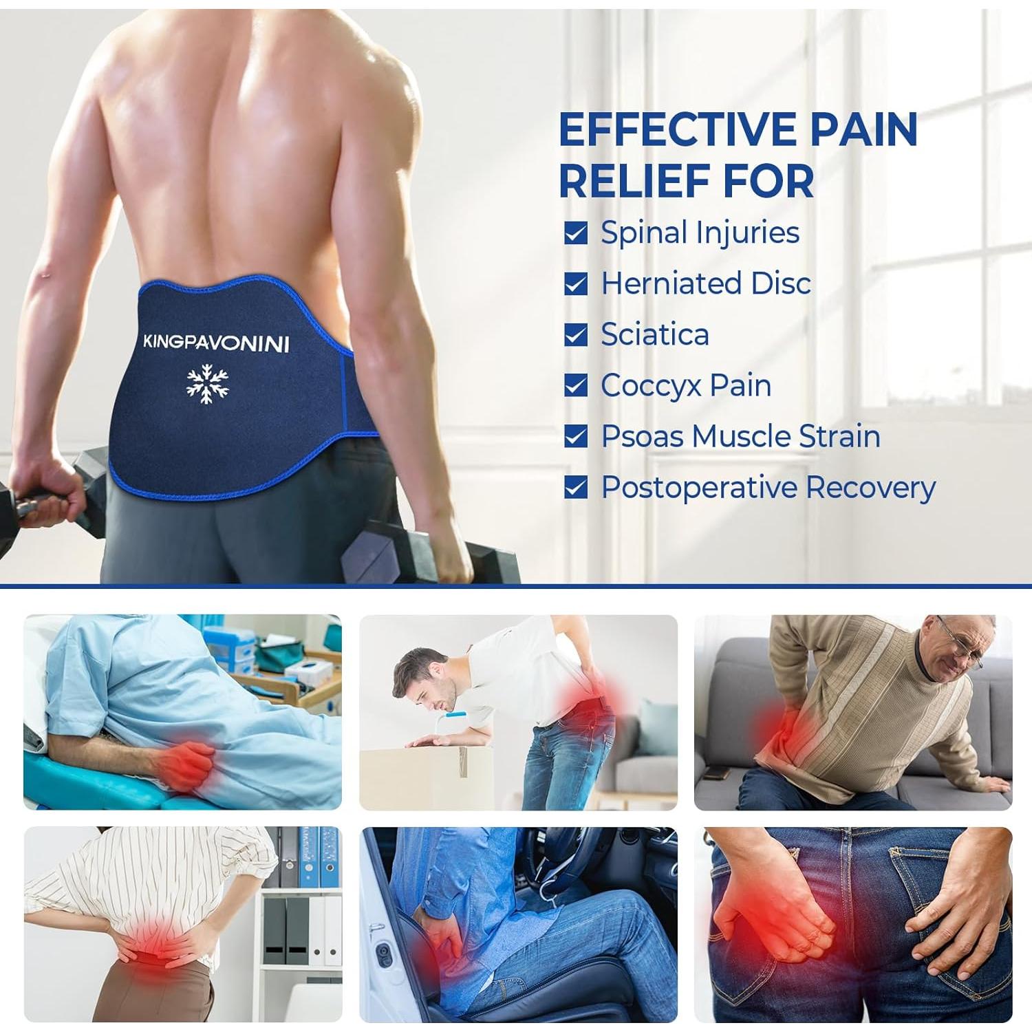 Paquete de Hielo Extra Grande KingPavonini 2 Unidades 34x22 cm