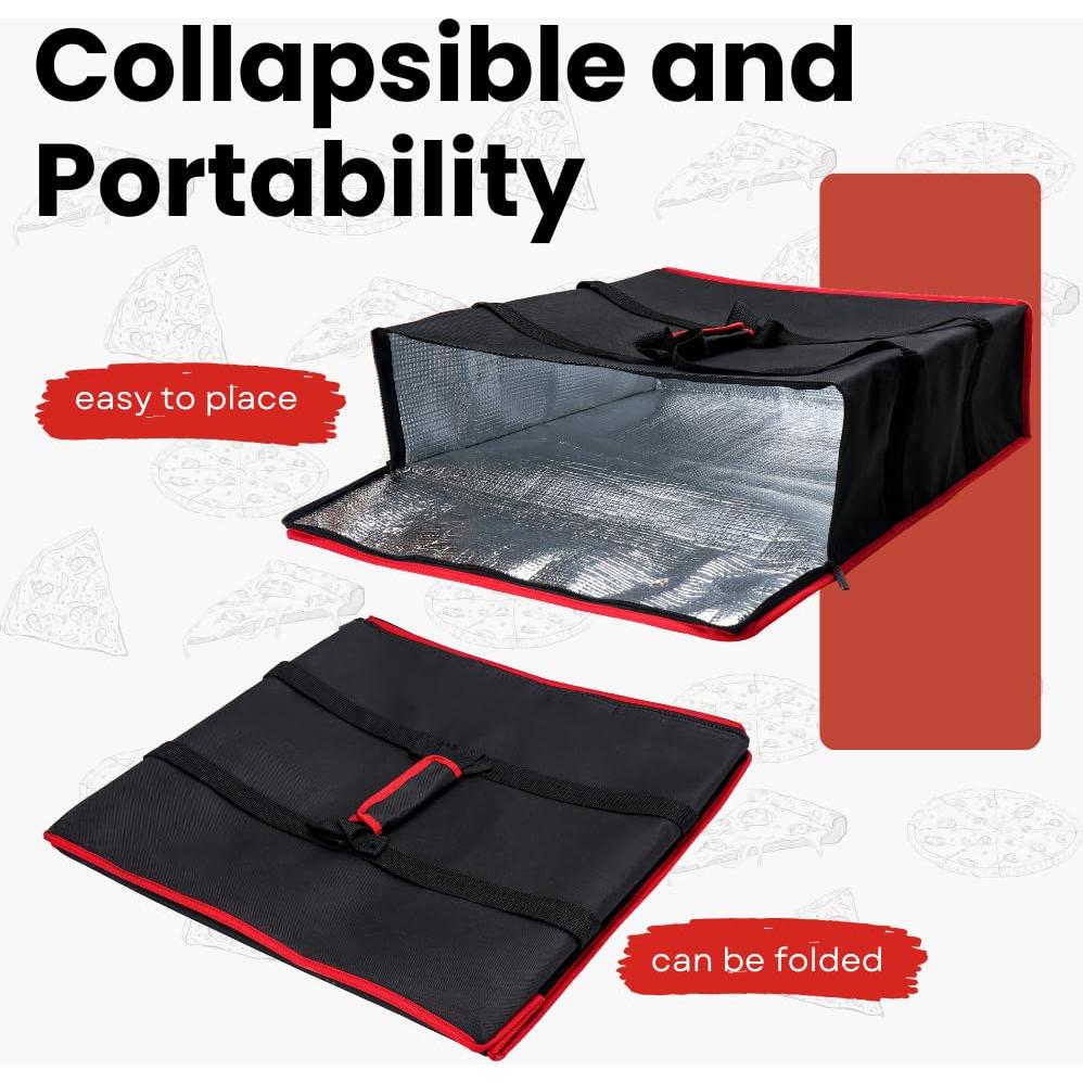 Bolsa de Entrega de Pizza TOGETRUE 50,8x50,8 cm Aislada