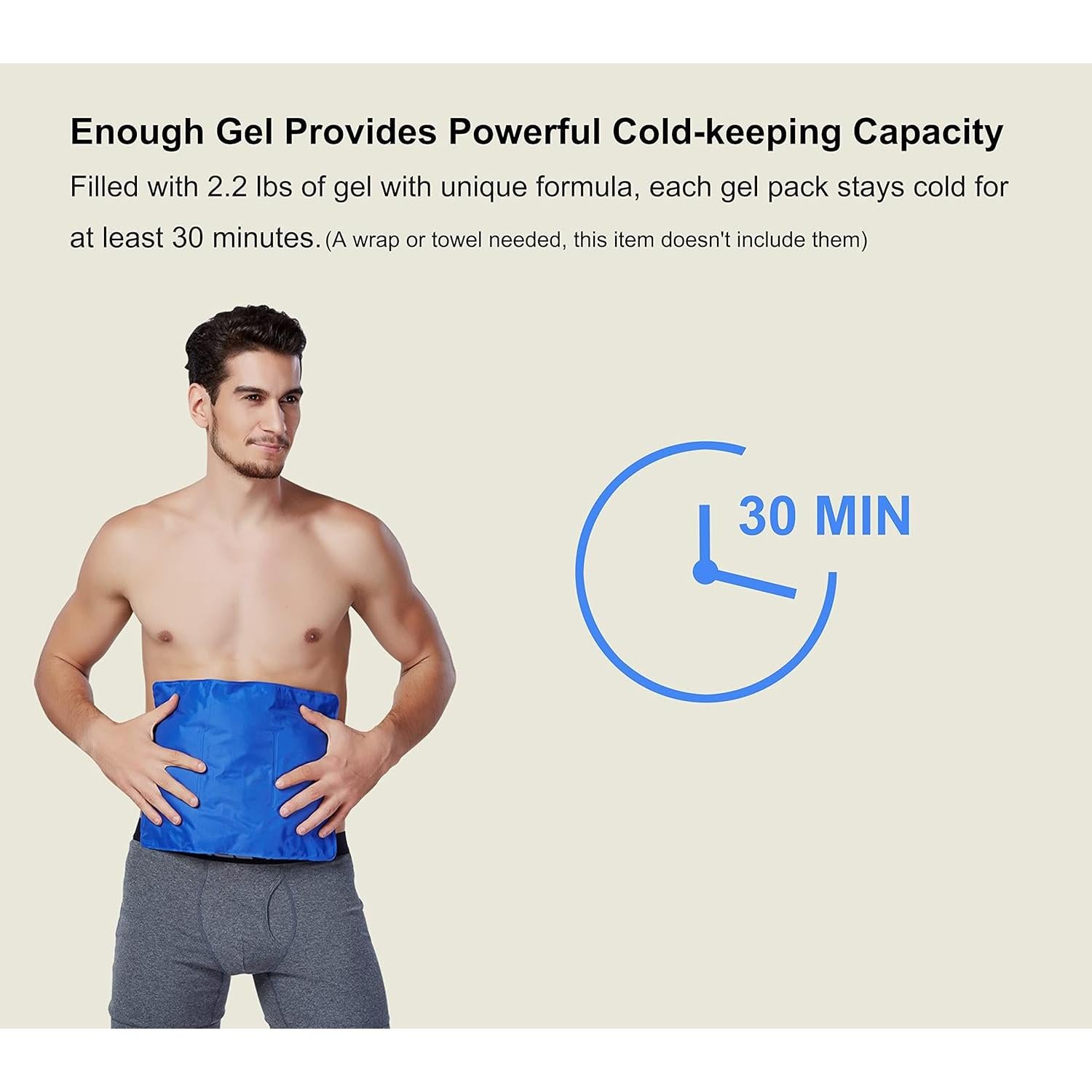 Koo-Care Paquete de 2 Gel Terapia Fría y Caliente 28x36cm