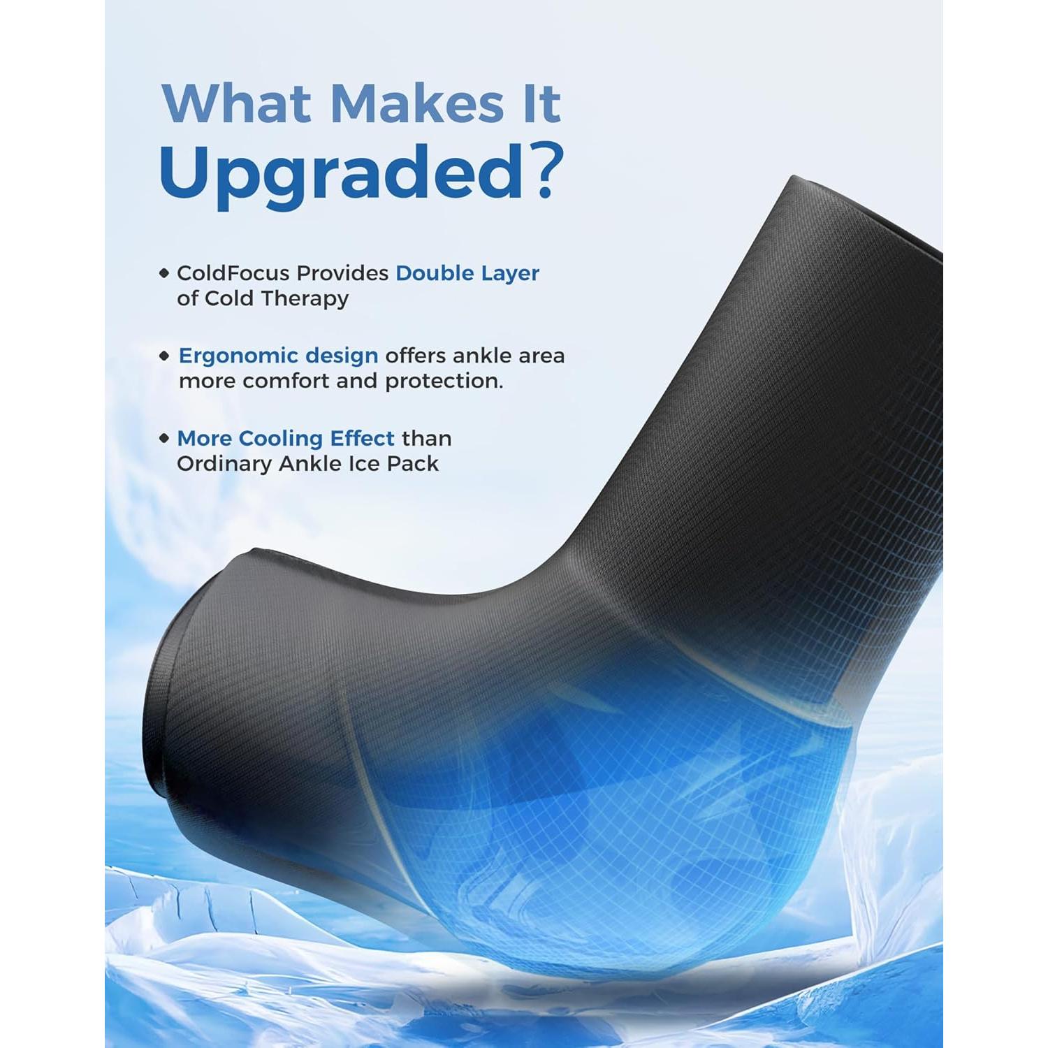 Funda de Hielo para Tobillo Tolaccea PRO - Terapia Fría y Caliente