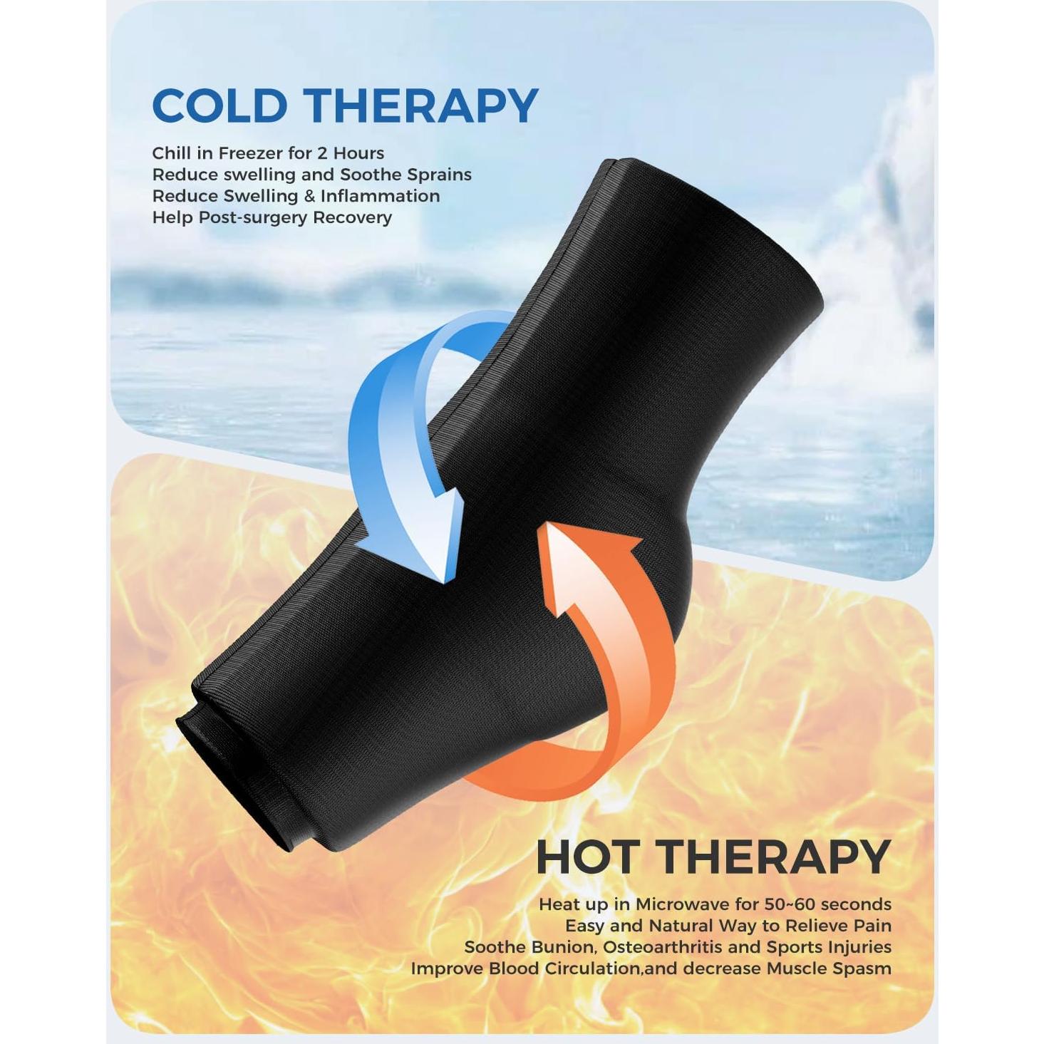 Funda de Hielo para Tobillo Tolaccea PRO - Terapia Fría y Caliente