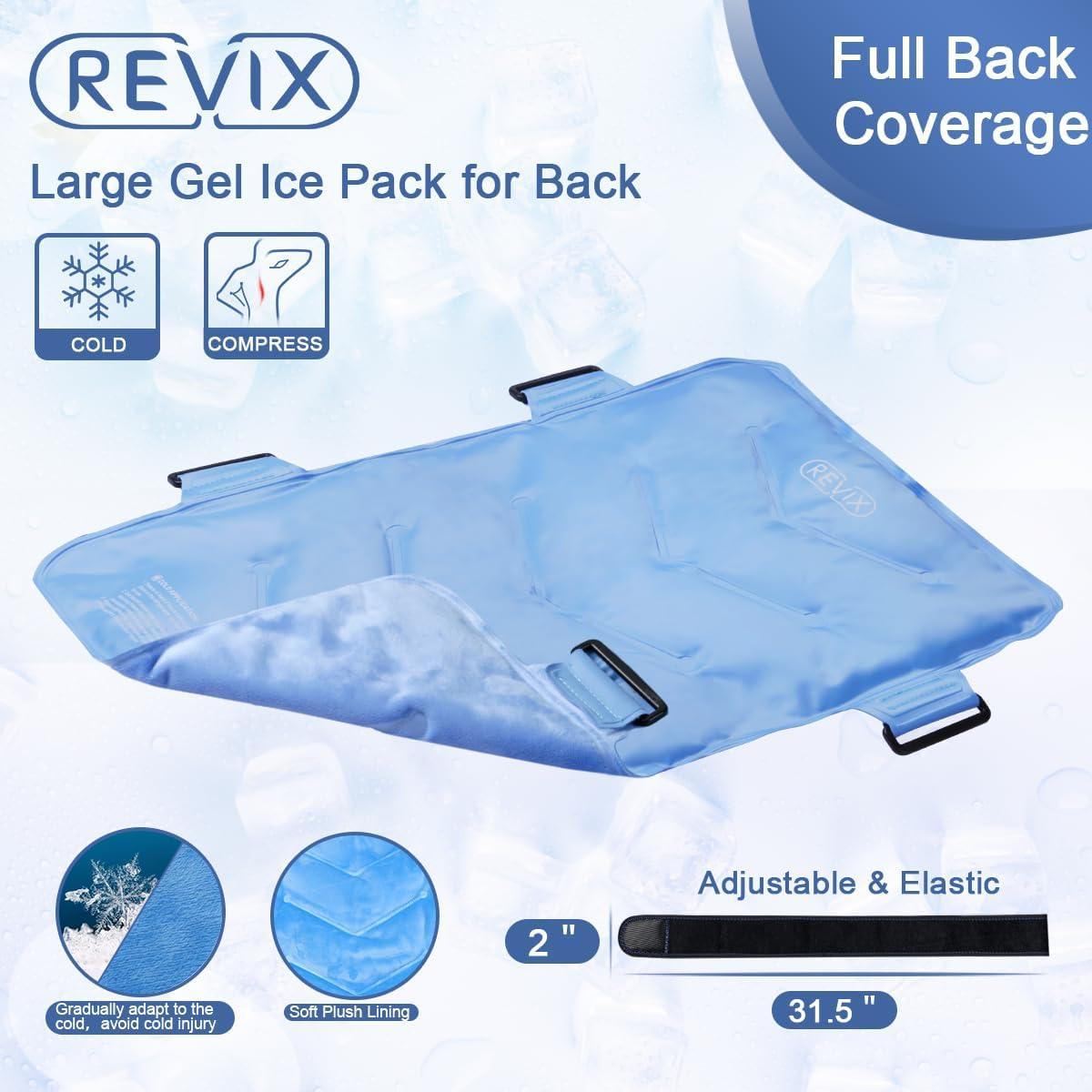 Funda de Hielo REVIX XXL para Espalda Completa 33x53 cm