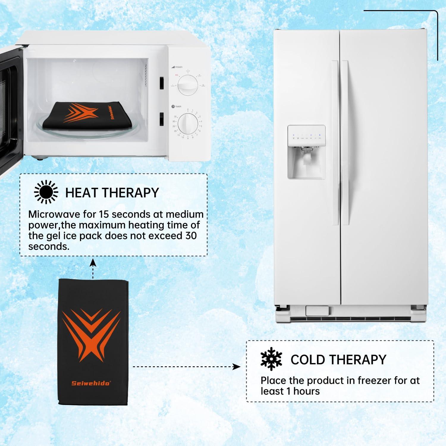 Compresa de Hielo para Rodilla SEIWEHIDO Reutilizable 28,6x18,9cm