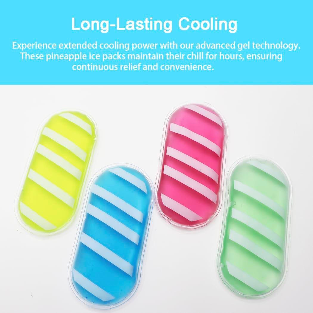 Paquete de Hielo Reutilizable para Niños HI FINE CARE 4 Unidades