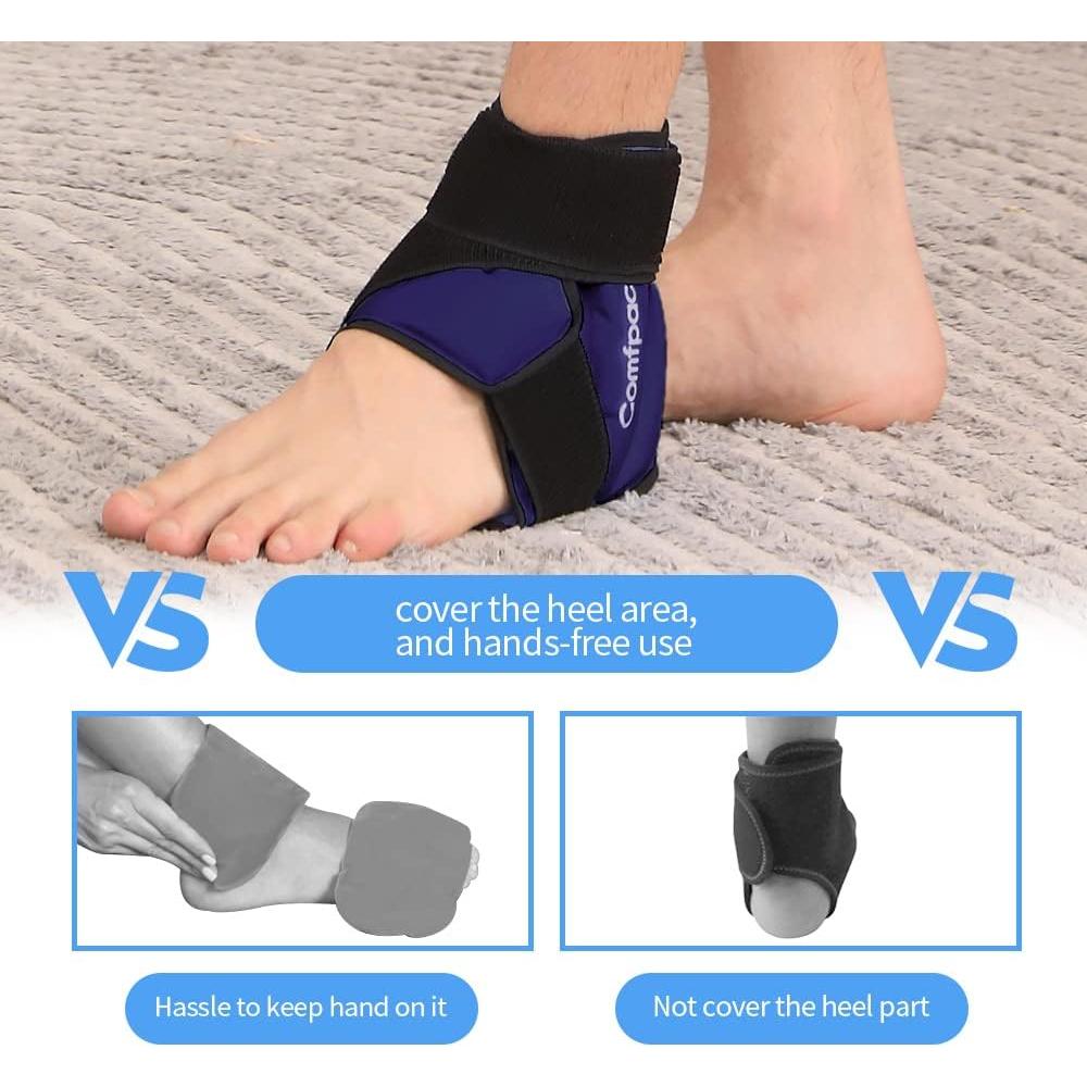 Funda de Hielo para Tobillo Comfpack - Alivio Dolor 2 Paquetes
