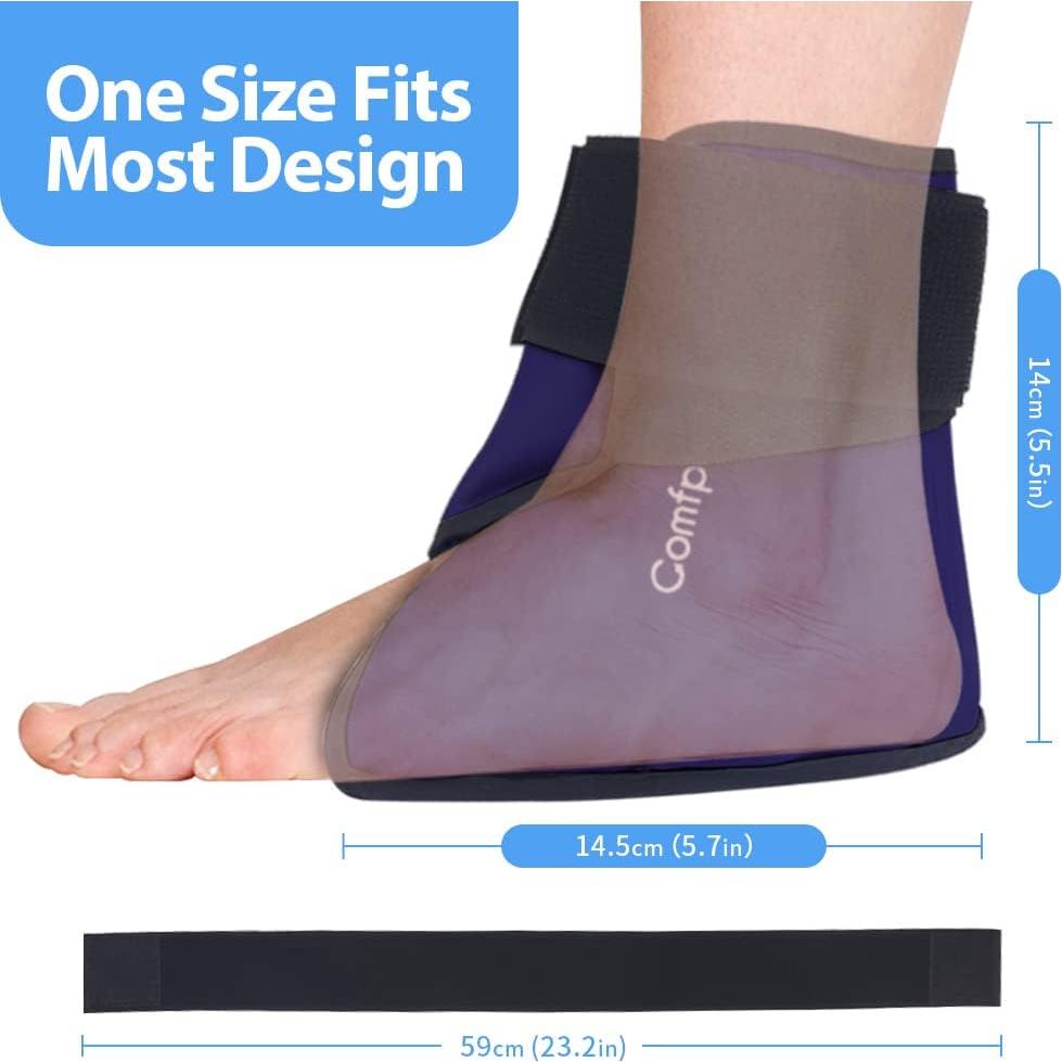 Funda de Hielo para Tobillo Comfpack - Alivio Dolor 2 Paquetes