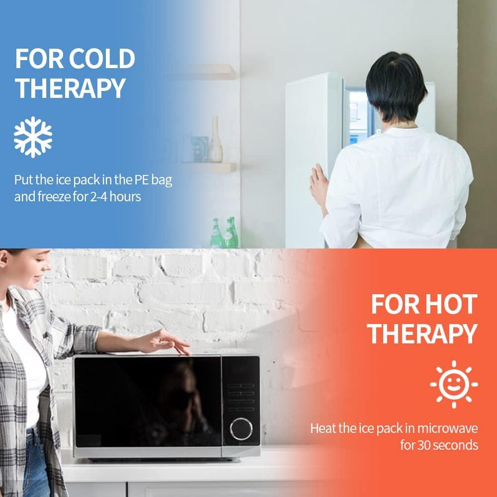 Funda de Hielo para Tobillo Comfpack - Alivio Dolor 2 Paquetes