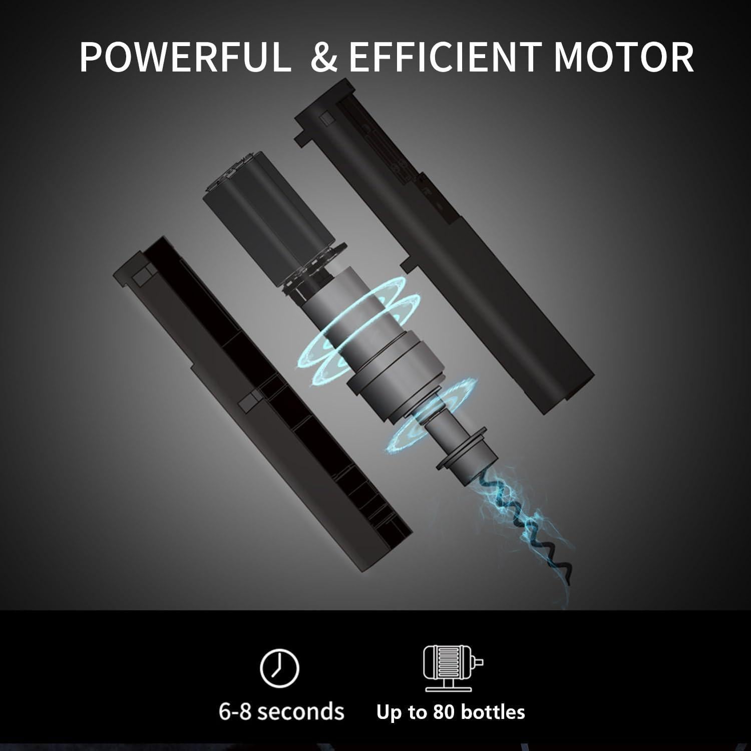 Abrebotellas Eléctrico SANMAS C010 Recargable con Cortador