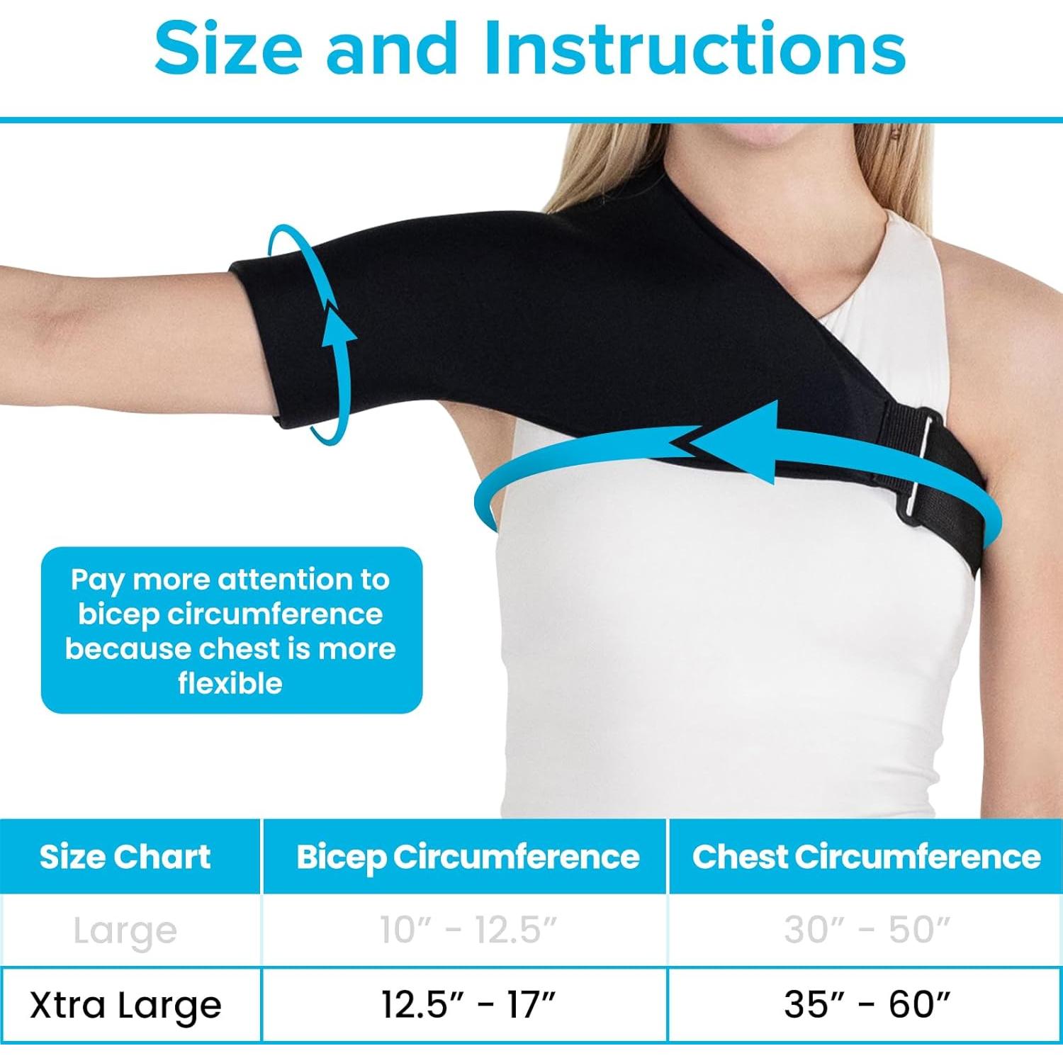 Funda de Hielo para Hombro Vive Health XL - Terapia Calor y Frío