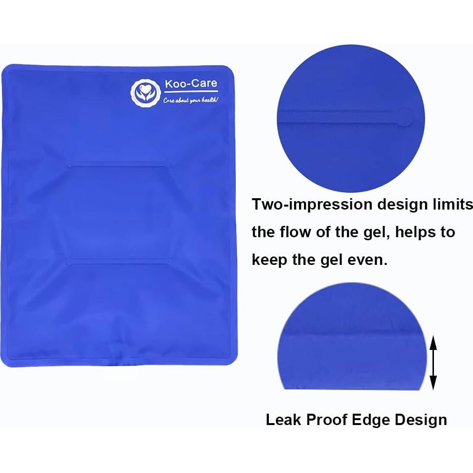 Koo-Care Paquete de Hielo de Gel 28x36 cm para Terapia