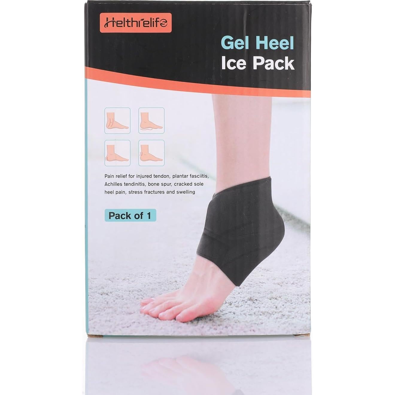 Compresa de Hielo Helthrelife para Talón y Tobillo 1 Unidad