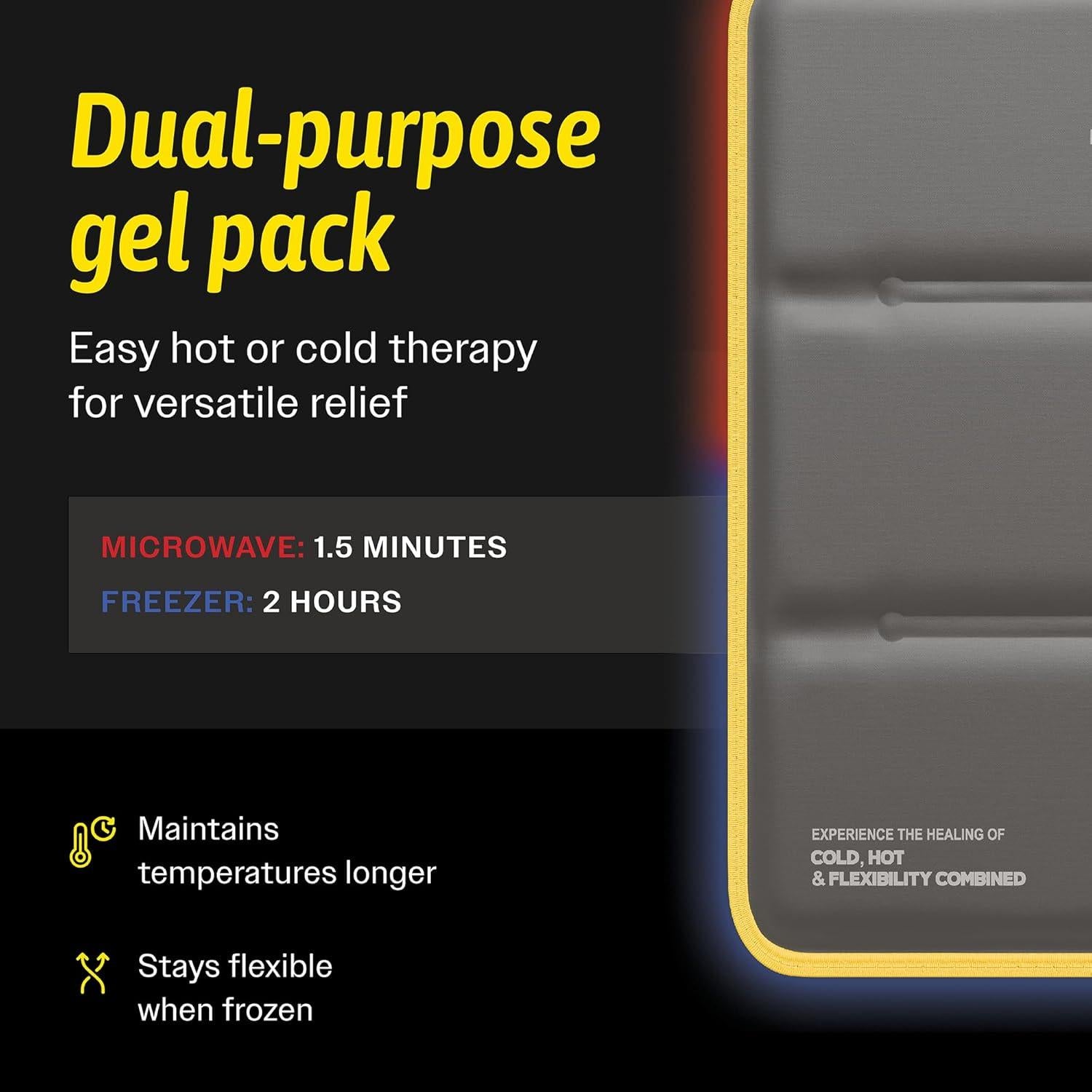 Compresa Gel Reutilizable Grande Sport Temp - Calor y Frío