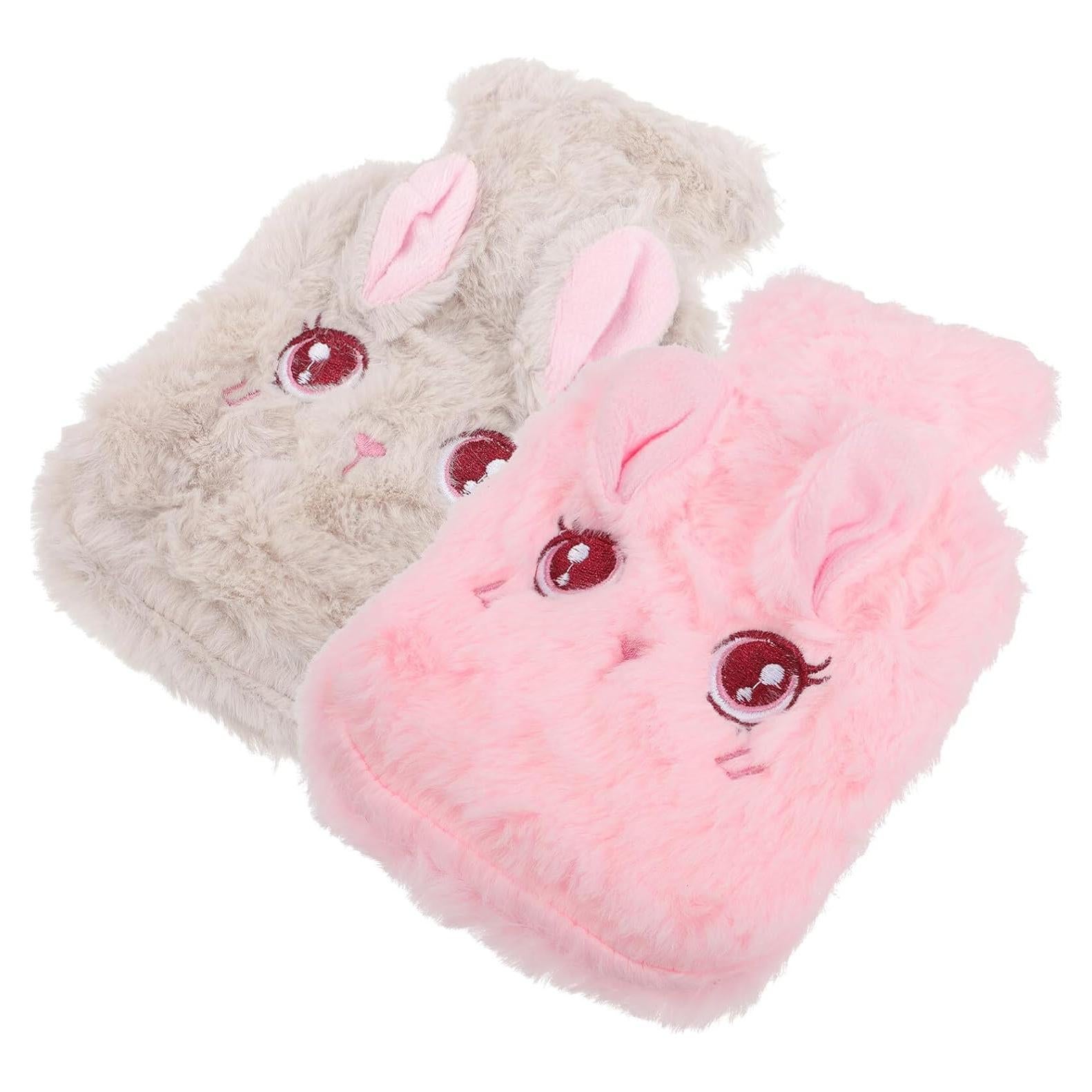 Botella de Agua Caliente Healvian 2pcs Conejo Peluche 19.5cm