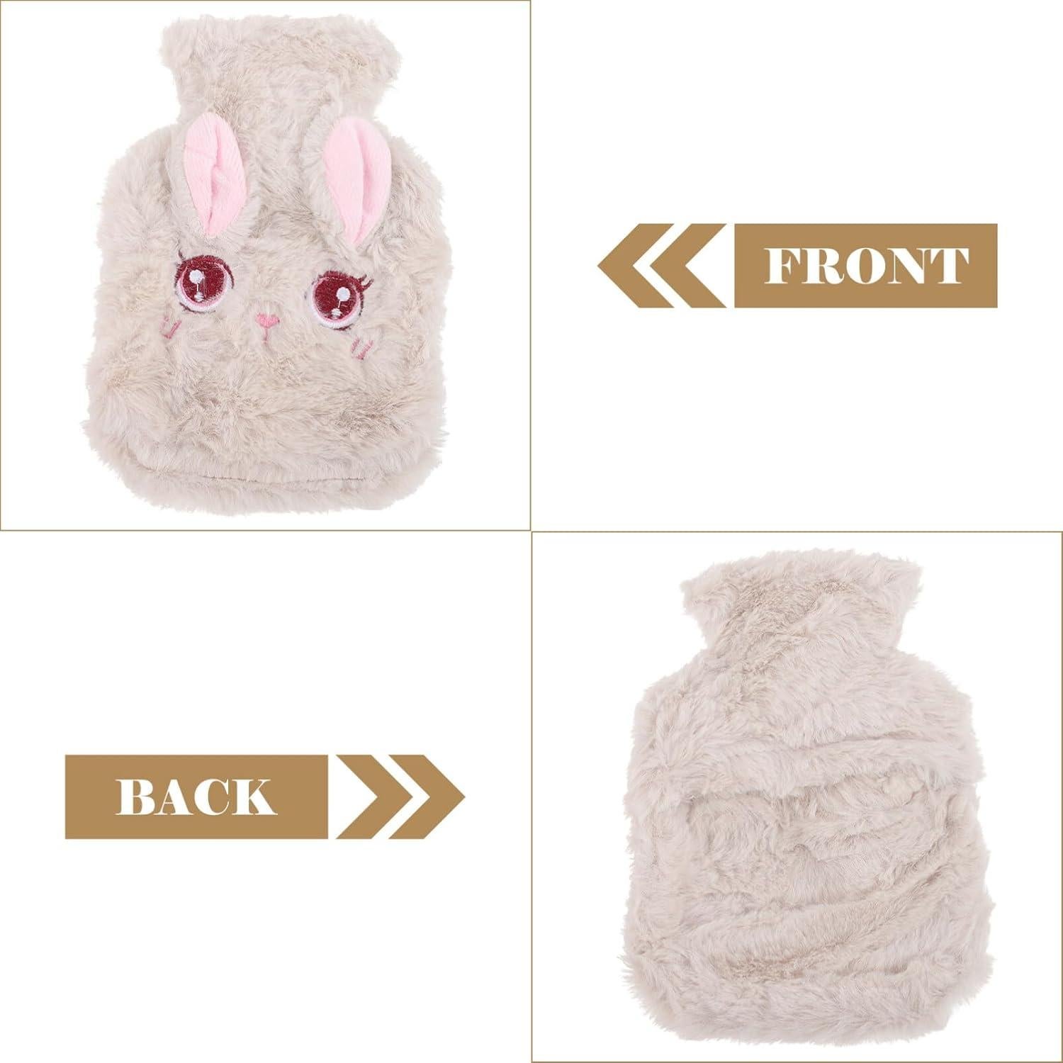 Botella de Agua Caliente Healvian 2pcs Conejo Peluche 19.5cm