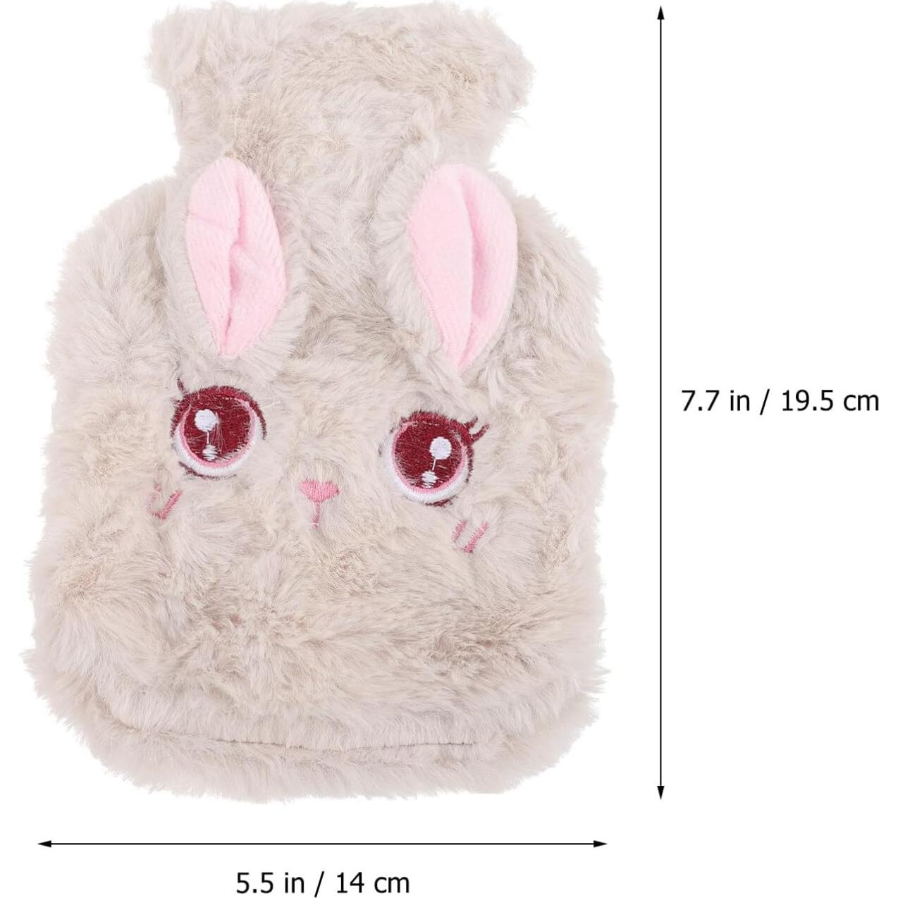 Botella de Agua Caliente Healvian 2pcs Conejo Peluche 19.5cm