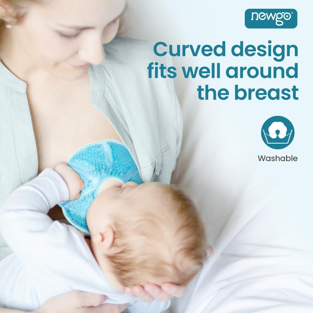 Paquete de Hielo Reutilizable NEWGO para Senos 2 Piezas