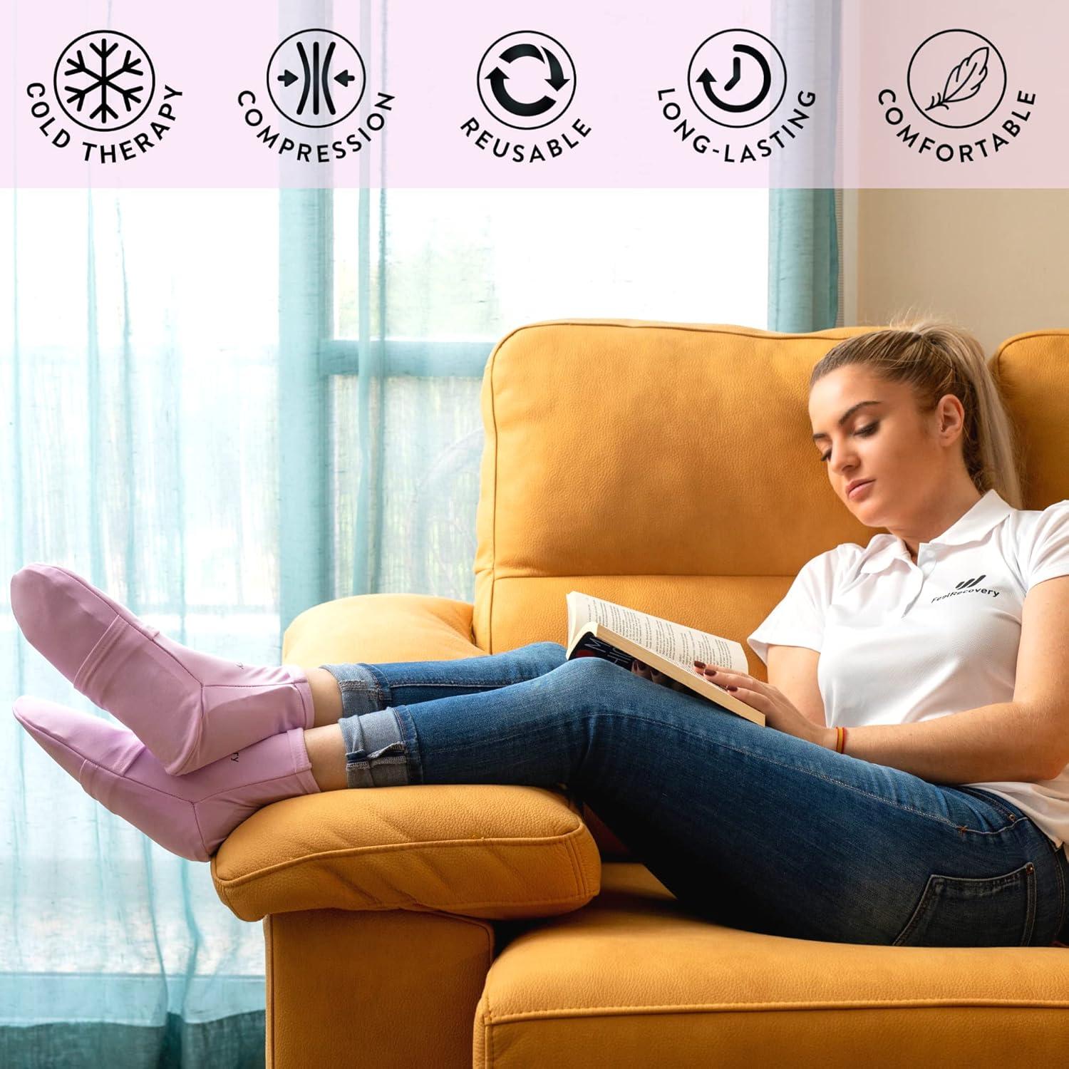 Calcetines Terapia Fría y Caliente Feel Recovery Rosa
