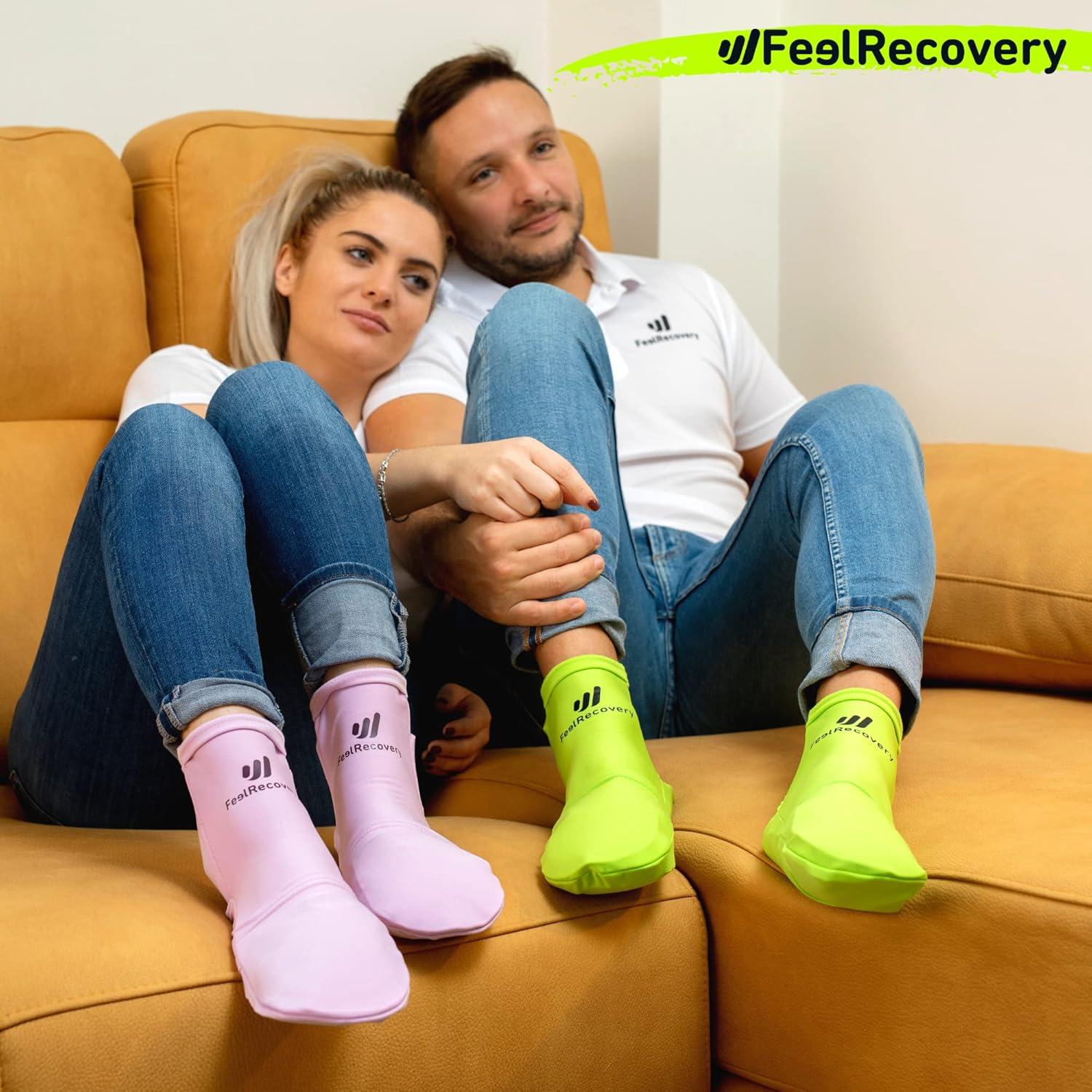 Calcetines Terapia Fría y Caliente Feel Recovery Rosa