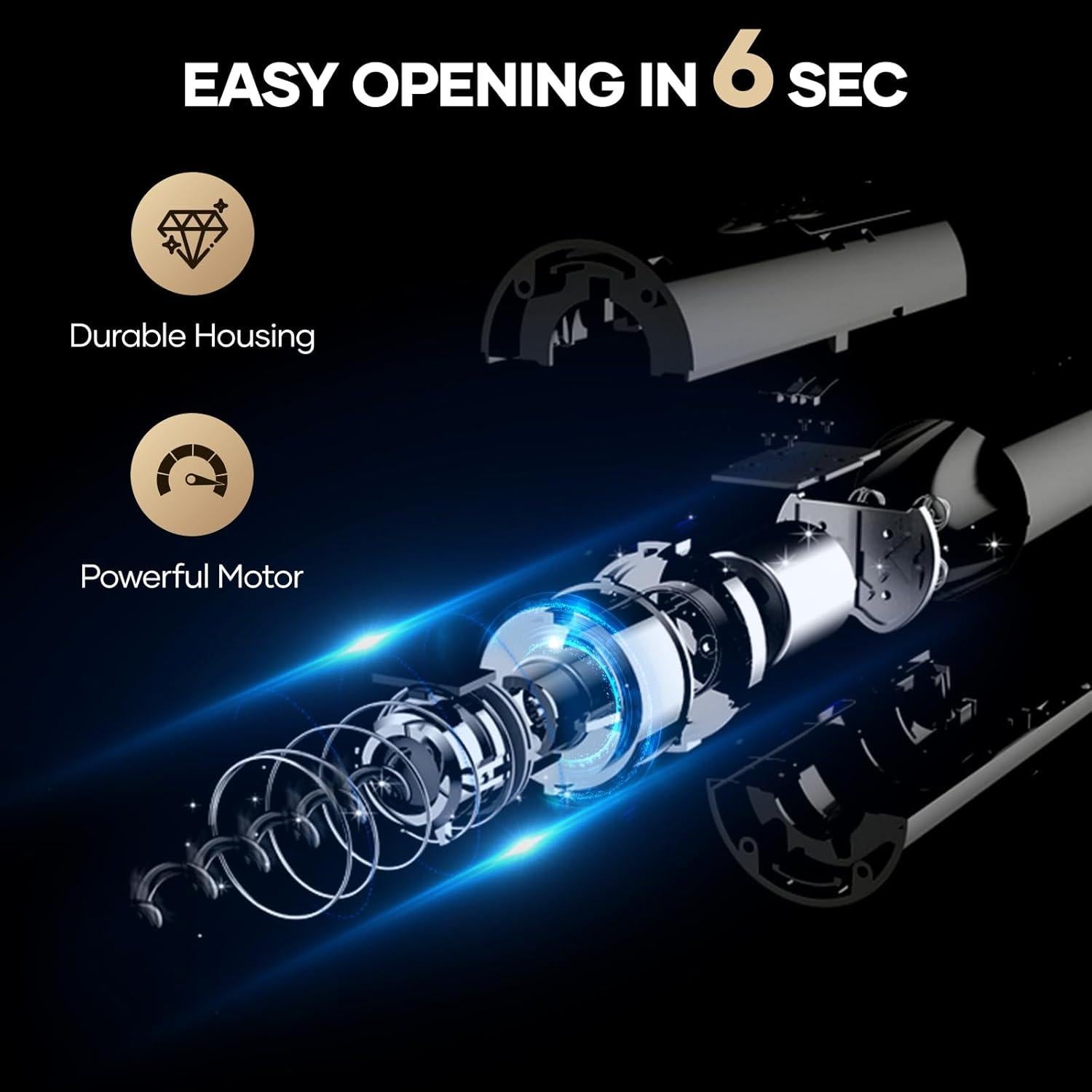 Abridor de Vino Eléctrico Assark KP3-362103 5-en-1 Recargable