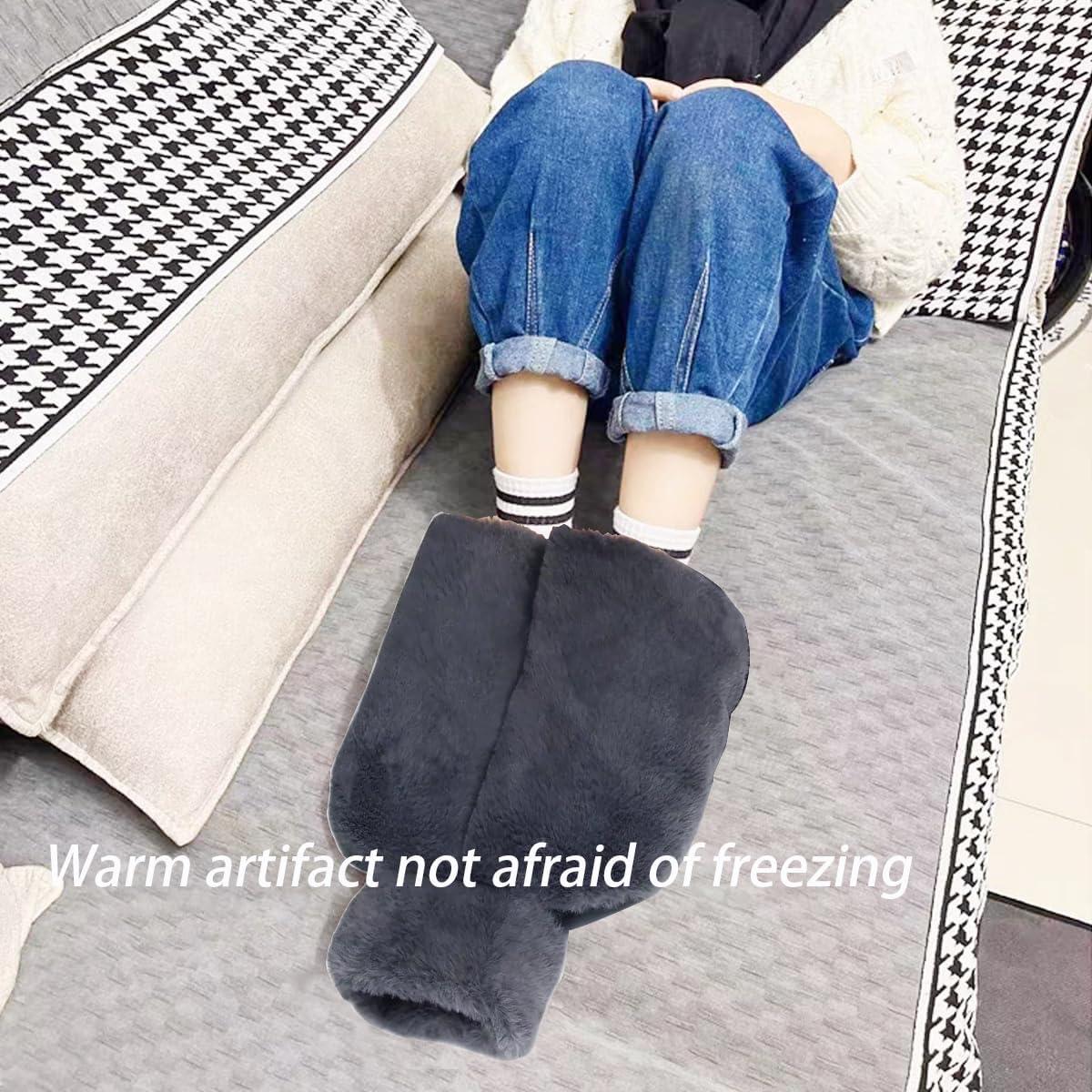 Botella de Agua Caliente para Pies HZACHYX 2L con Cubierta Suave