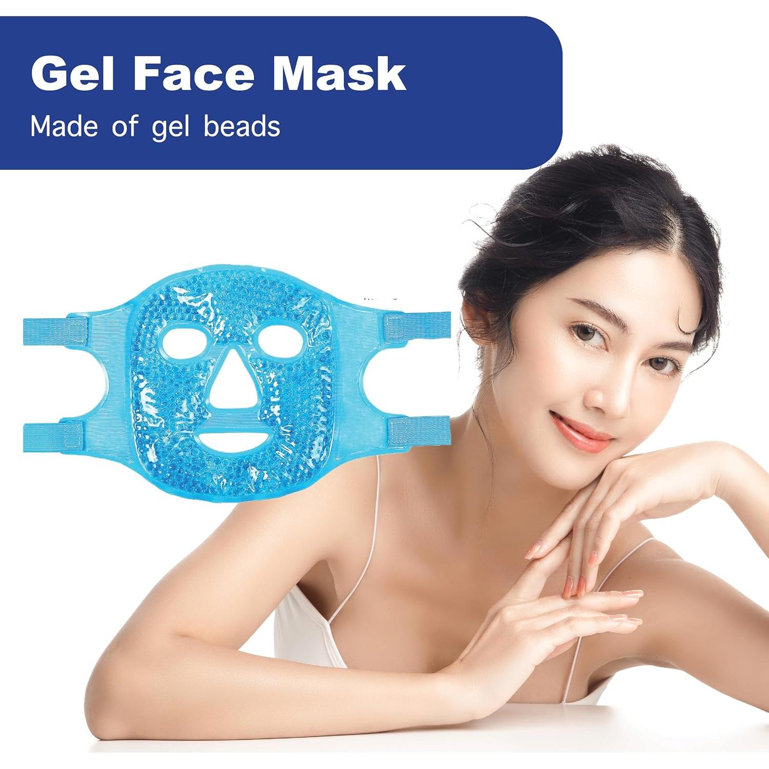 Máscara de Gel Facial Enfriadora DCT - Alivio Ojeras 21x20cm