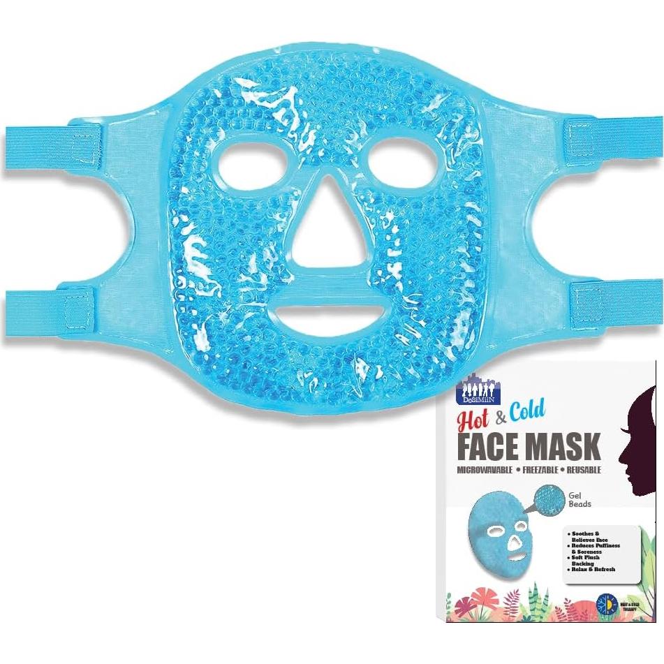 Máscara de Gel Facial Enfriadora DCT - Alivio Ojeras 21x20cm