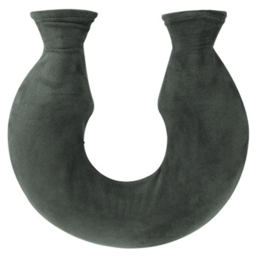 Bolsa de Agua Caliente OLizee 1.6L Cuello U PVC Gris