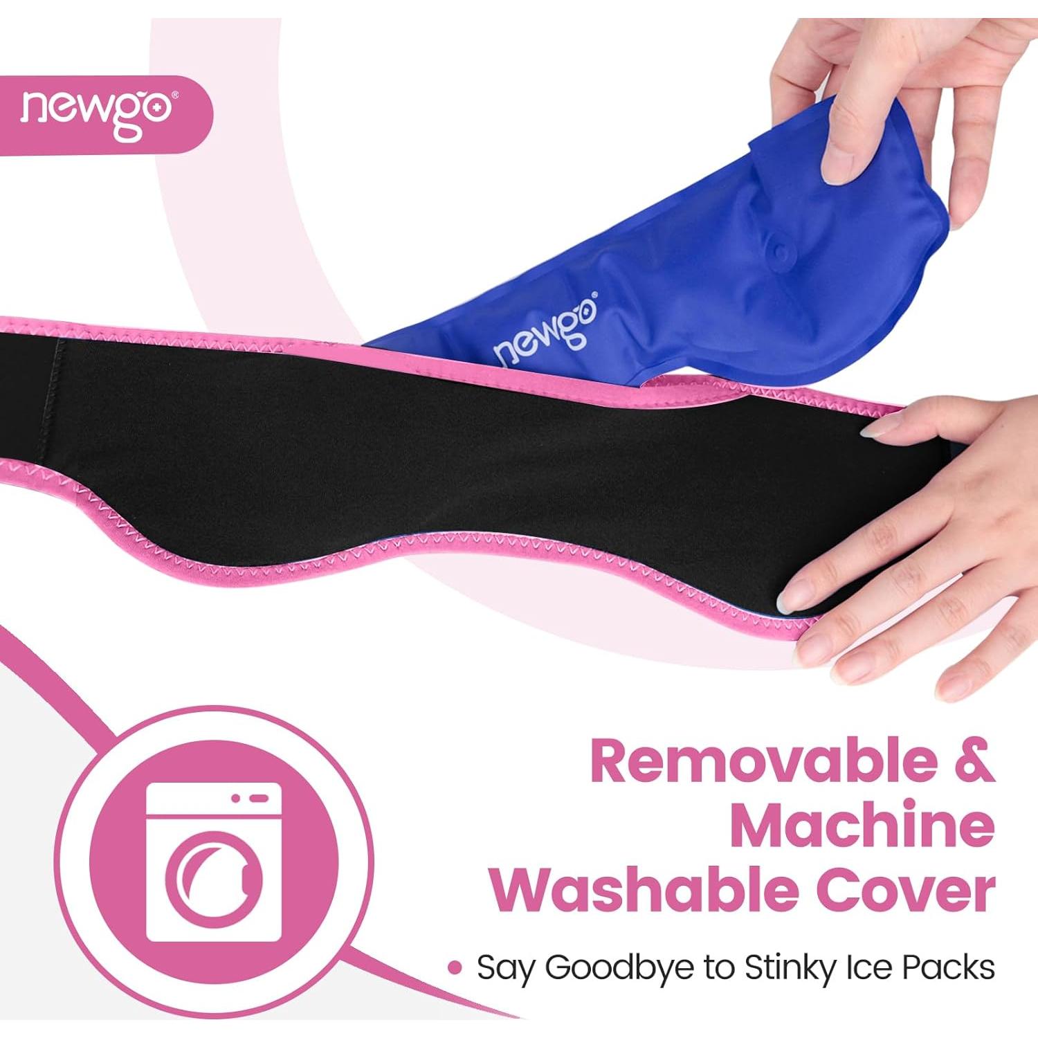 Funda de Hielo para Cabeza NEWGO - Alivio Migrañas Rojo