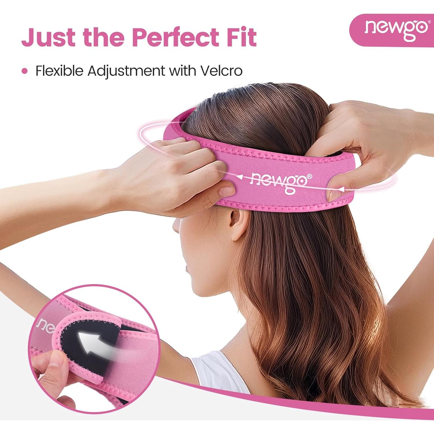 Funda de Hielo para Cabeza NEWGO - Alivio Migrañas Rojo