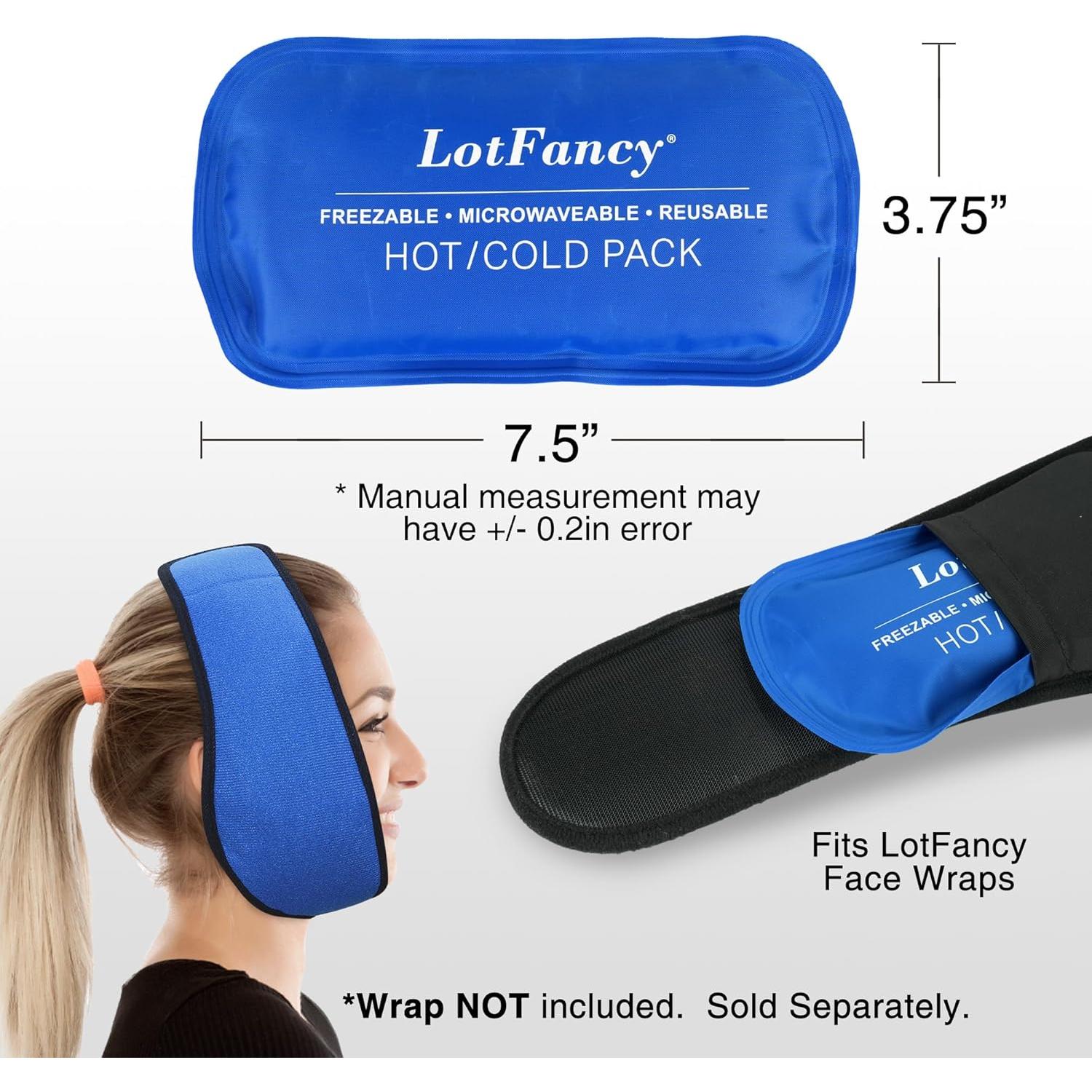 Paquete de Hielo de Gel LotFancy 2pcs Terapia Frío Calor