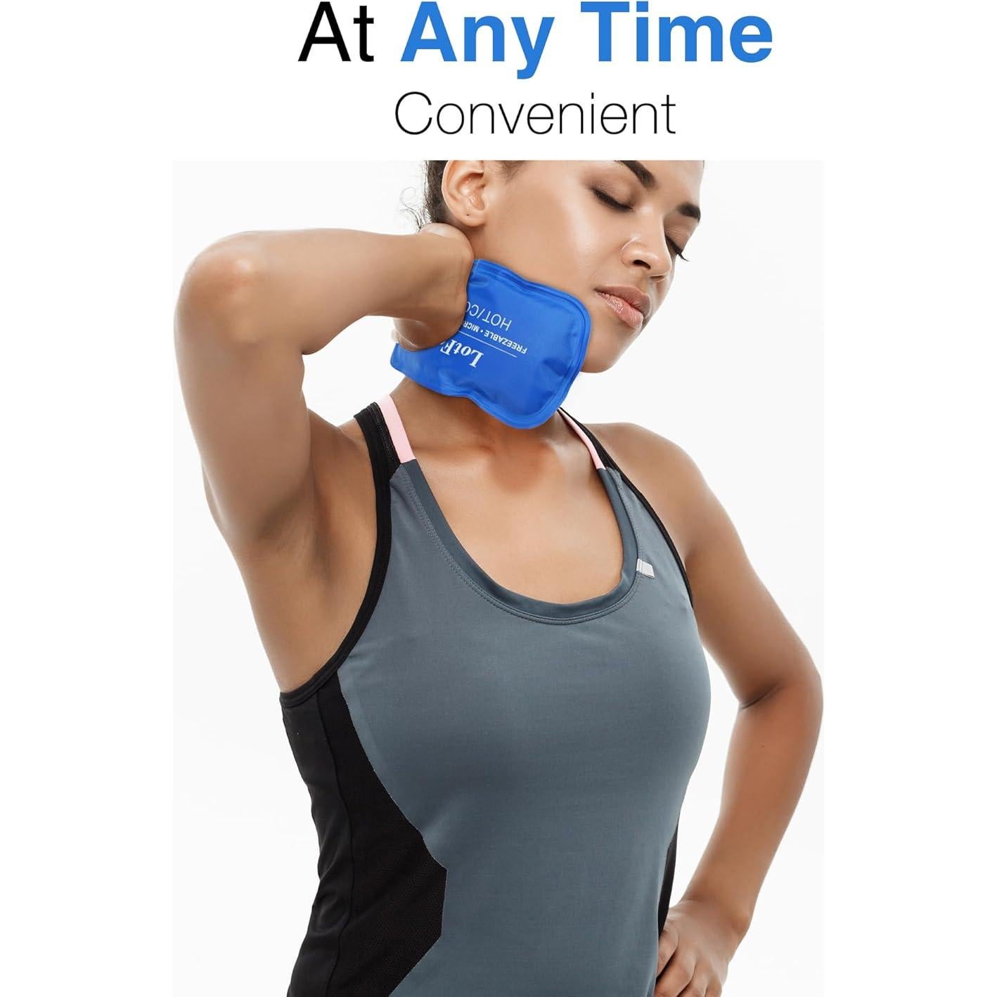 Paquete de Hielo de Gel LotFancy 2pcs Terapia Frío Calor