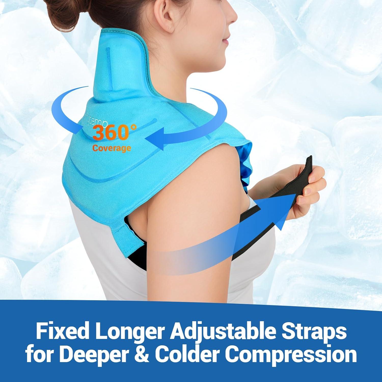 Compresa de Hielo Comfytemp para Cuello y Hombro con 2 Correas