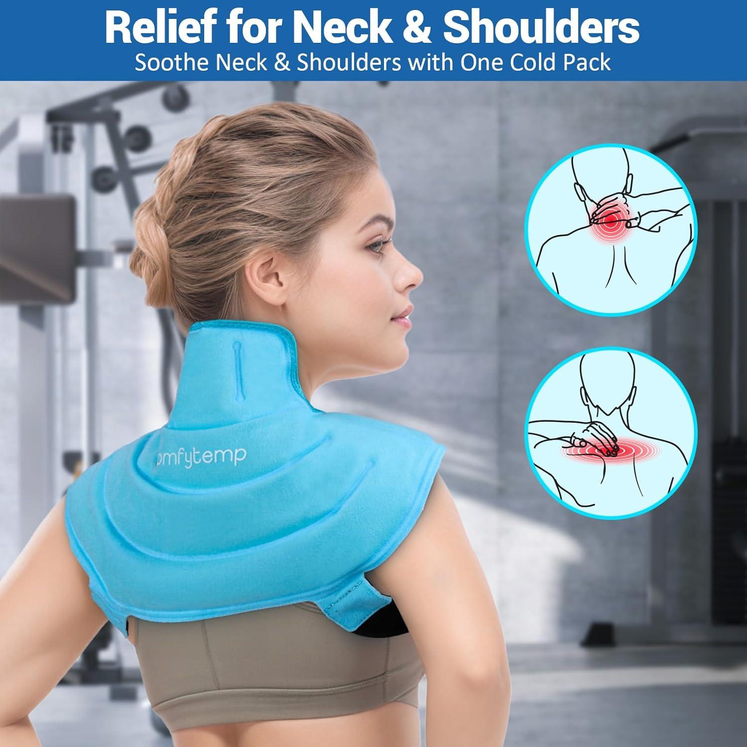 Compresa de Hielo Comfytemp para Cuello y Hombro con 2 Correas