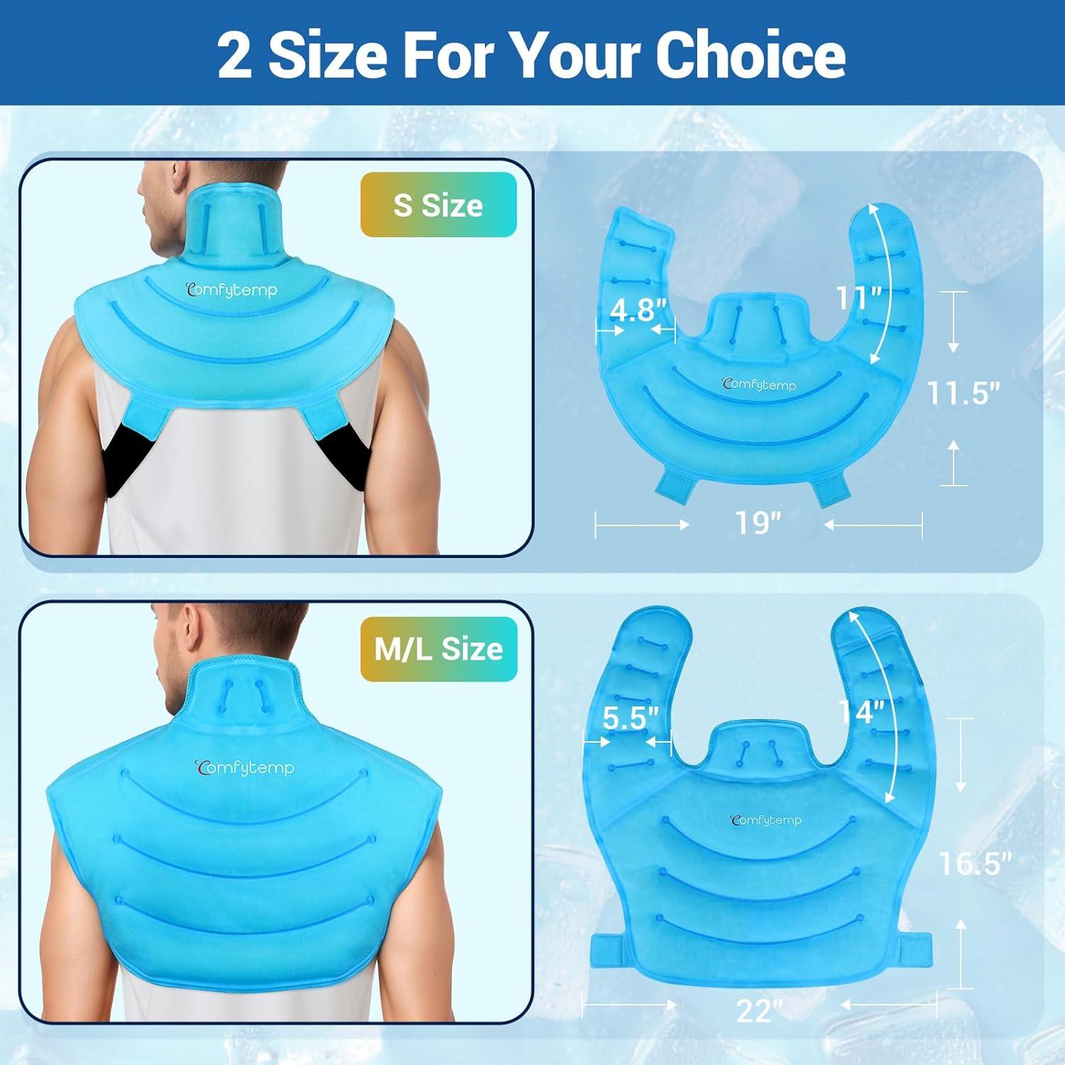 Compresa de Hielo Comfytemp para Cuello y Hombro con 2 Correas