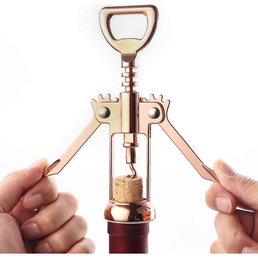 Abridor de Vino y Cerveza JXS Dorado Multifuncional