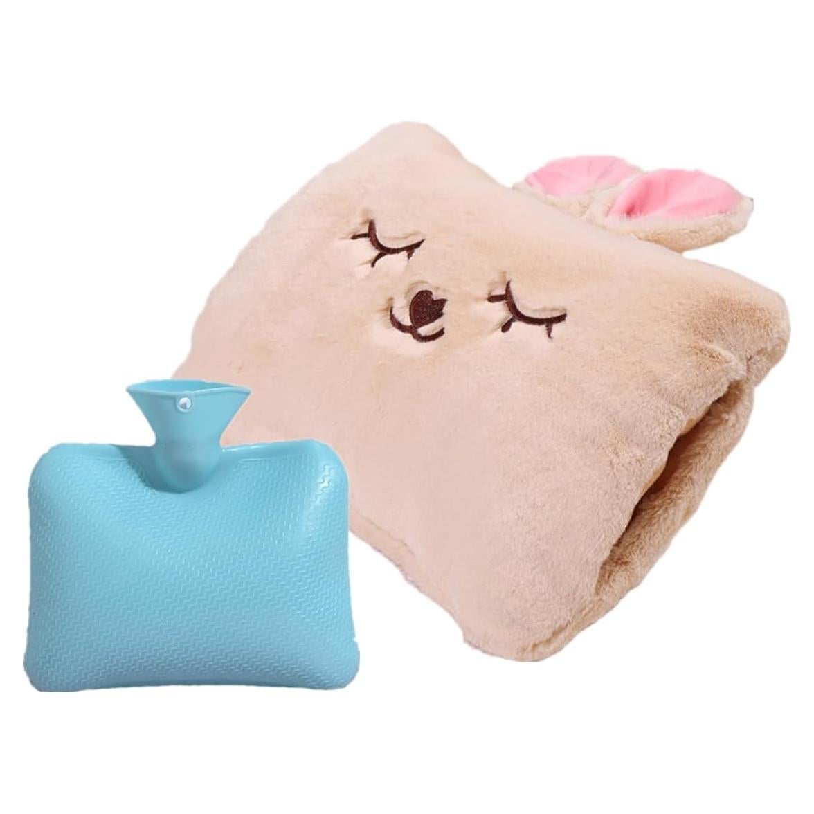 Botella de Agua Caliente Milkycat 1.5L Conejo Peluche