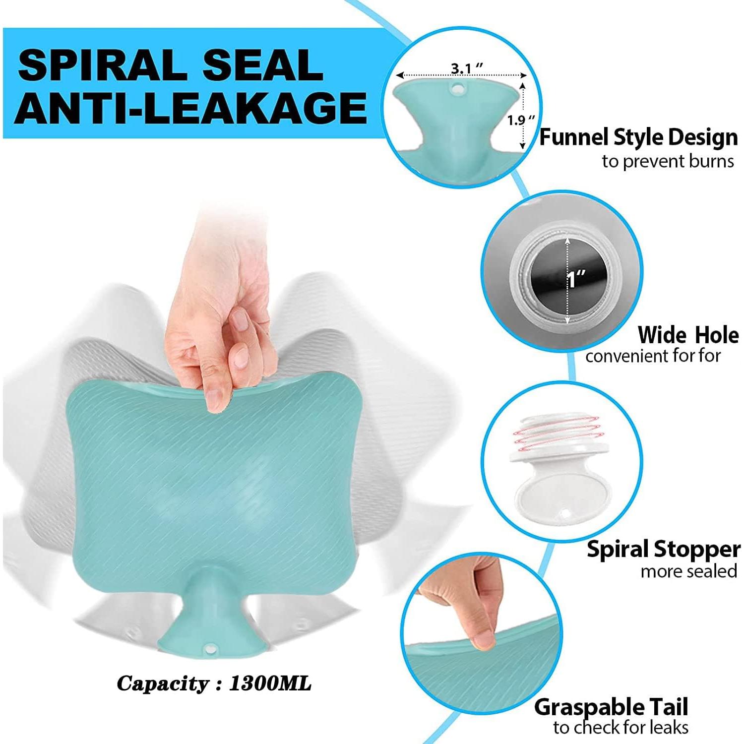 Botella de Agua Caliente Milkycat 1.5L Conejo Peluche