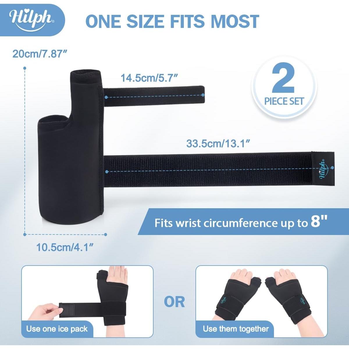 Funda de Hielo para Muñeca Hilph con Soporte de Pulgar