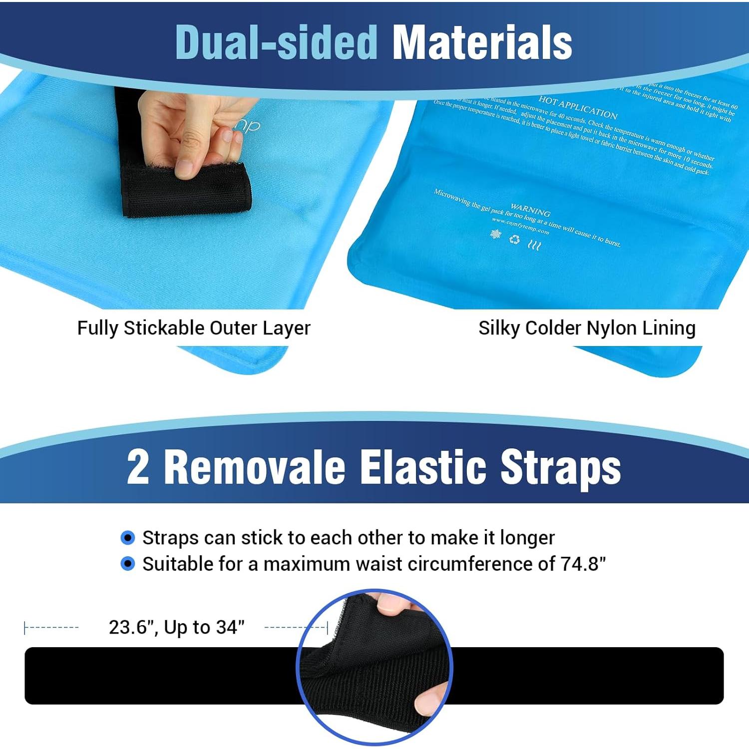 Compresa de Hielo Portátil Comfytemp 26.7x36.8 cm Reutilizable