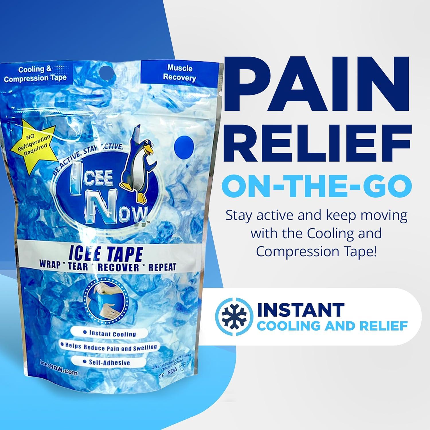 Cinta autoadhesiva ICEE para compresión fría 18,4x13,5cm