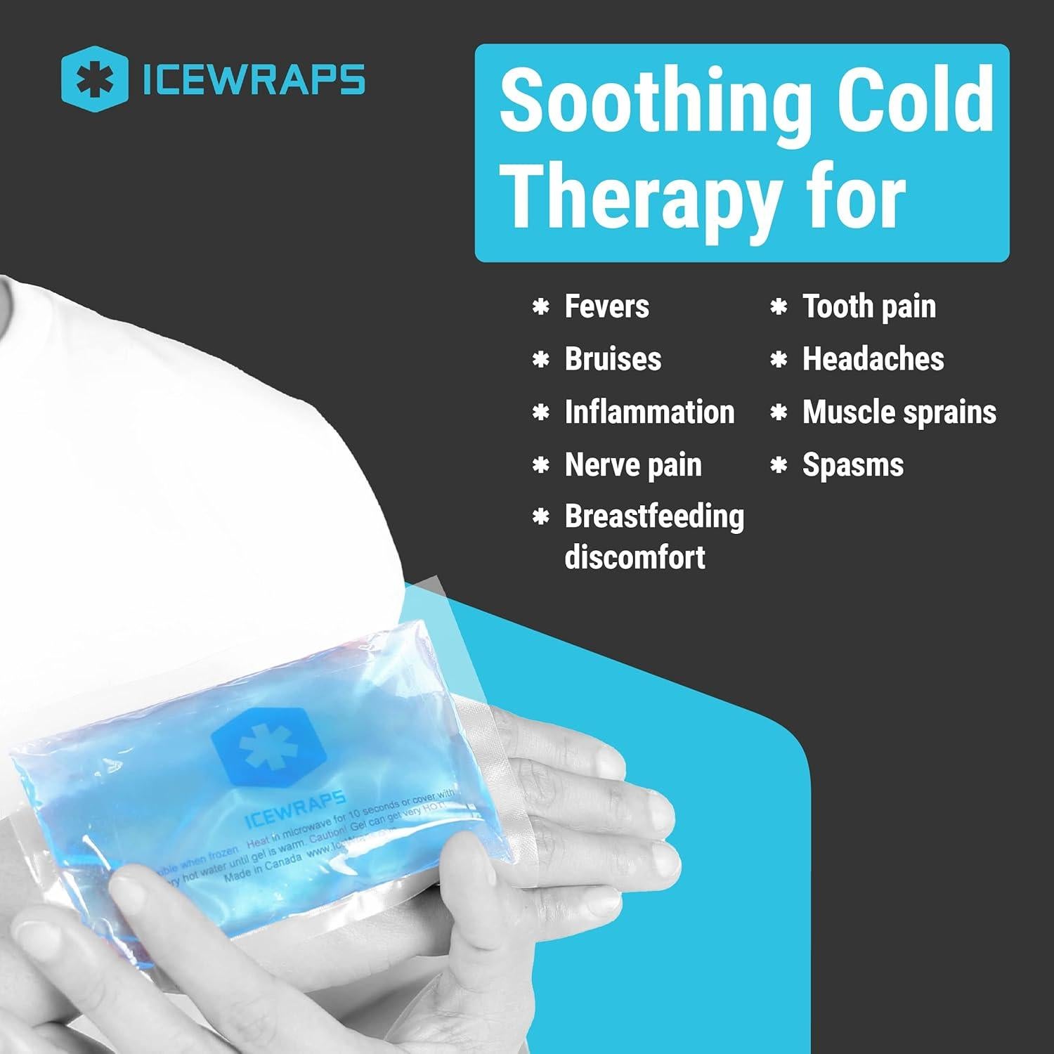 Paquetes de Hielo Caliente y Frío IceWraps - 60 Unidades
