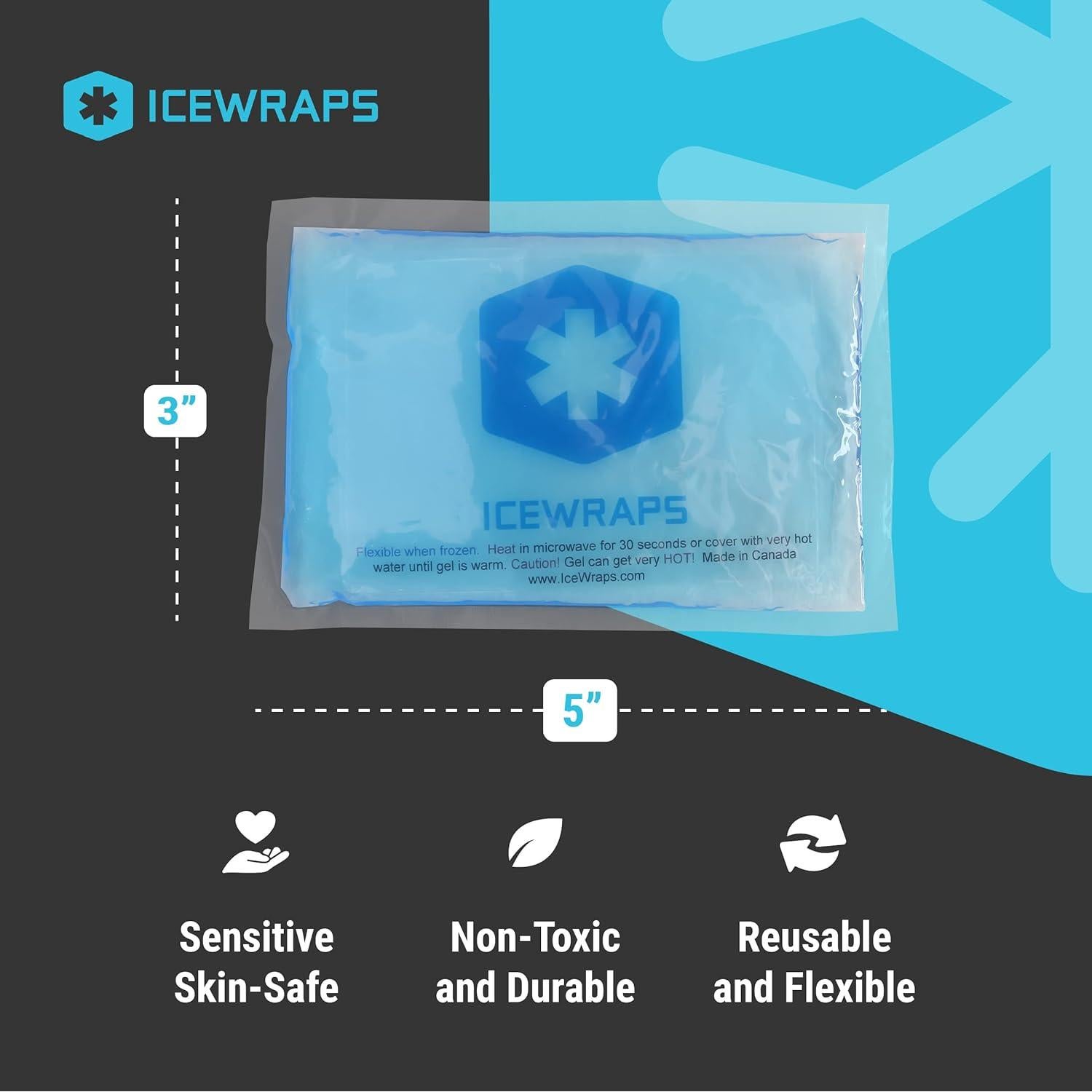 Paquetes de Hielo Caliente y Frío IceWraps - 60 Unidades