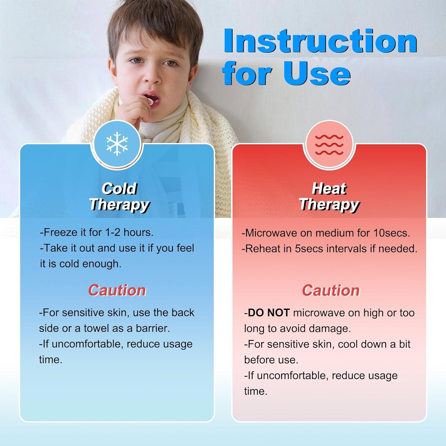 Paquete de Hielo de Gel Suave MAISIMI 4 Pcs 12.5 cm