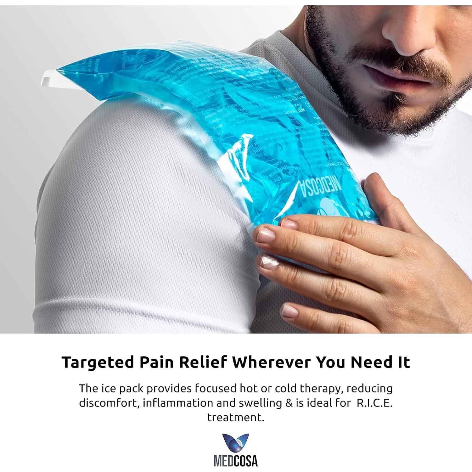 Paquete de Hielo Flexible Medcosa Grande 25x13cm para Lesiones