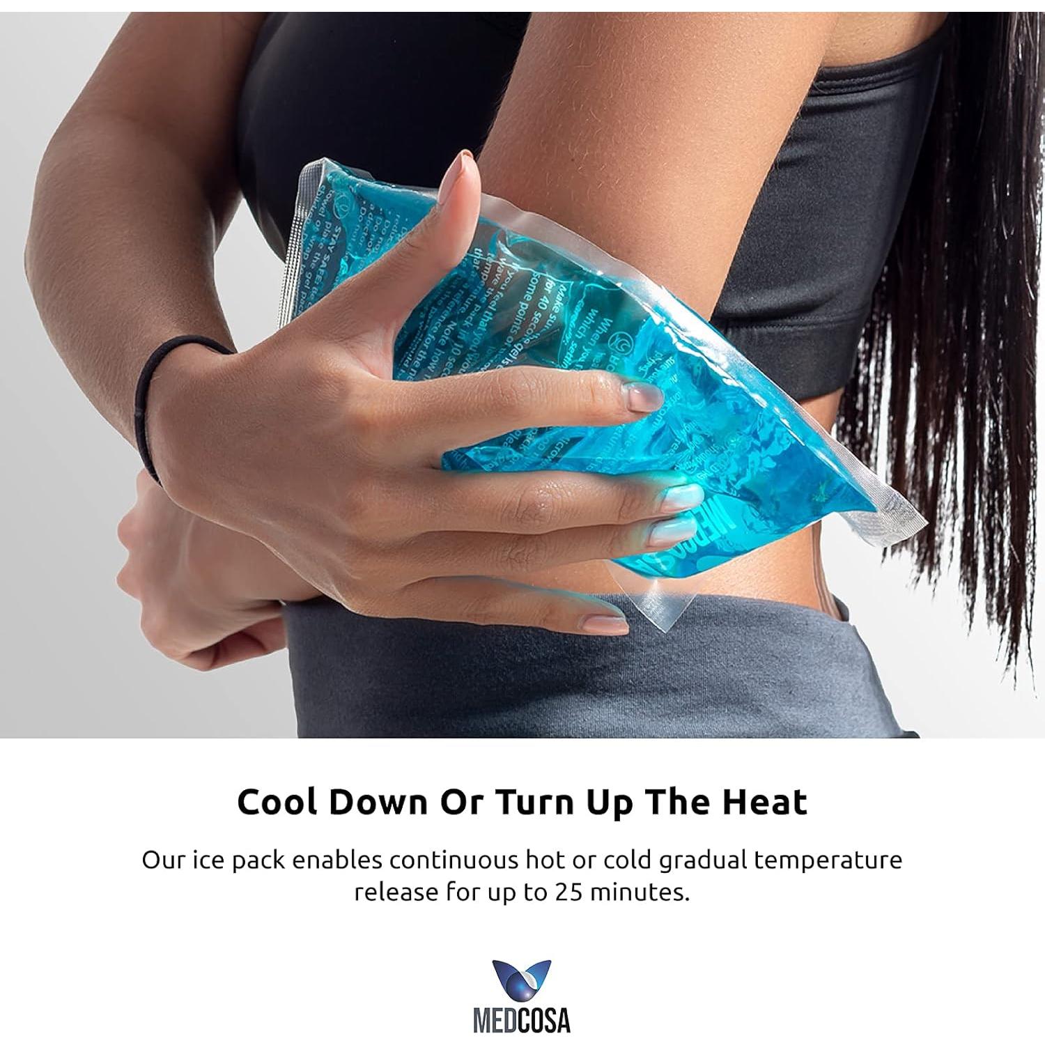Paquete de Hielo Flexible Medcosa Grande 25x13cm para Lesiones