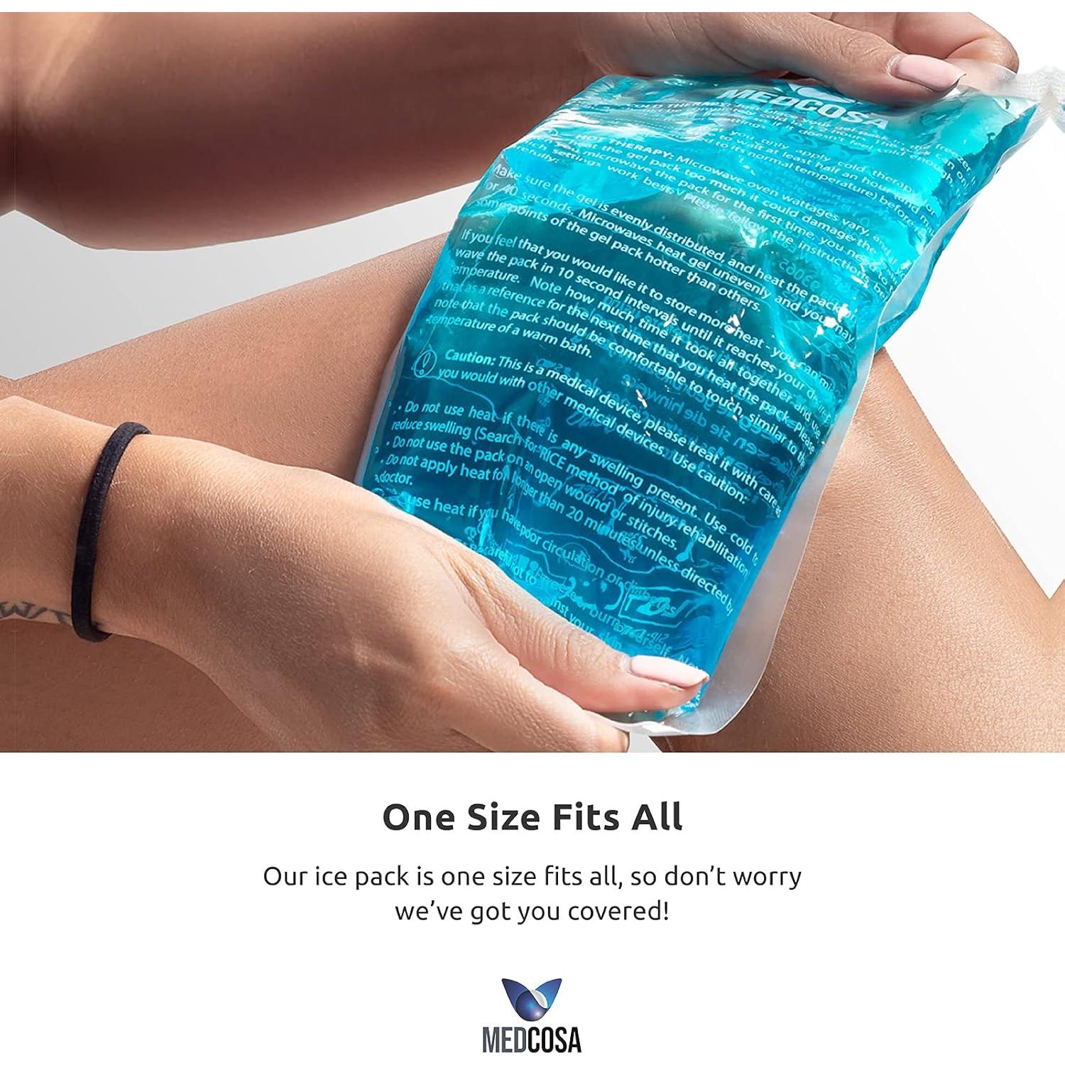 Paquete de Hielo Flexible Medcosa Grande 25x13cm para Lesiones